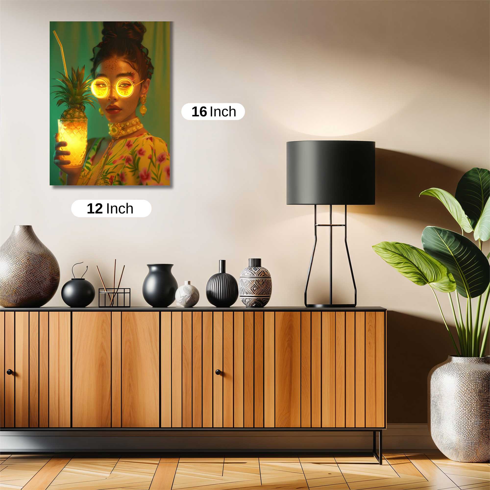 Pineapple Radiance Safe Wall Magnetic / M