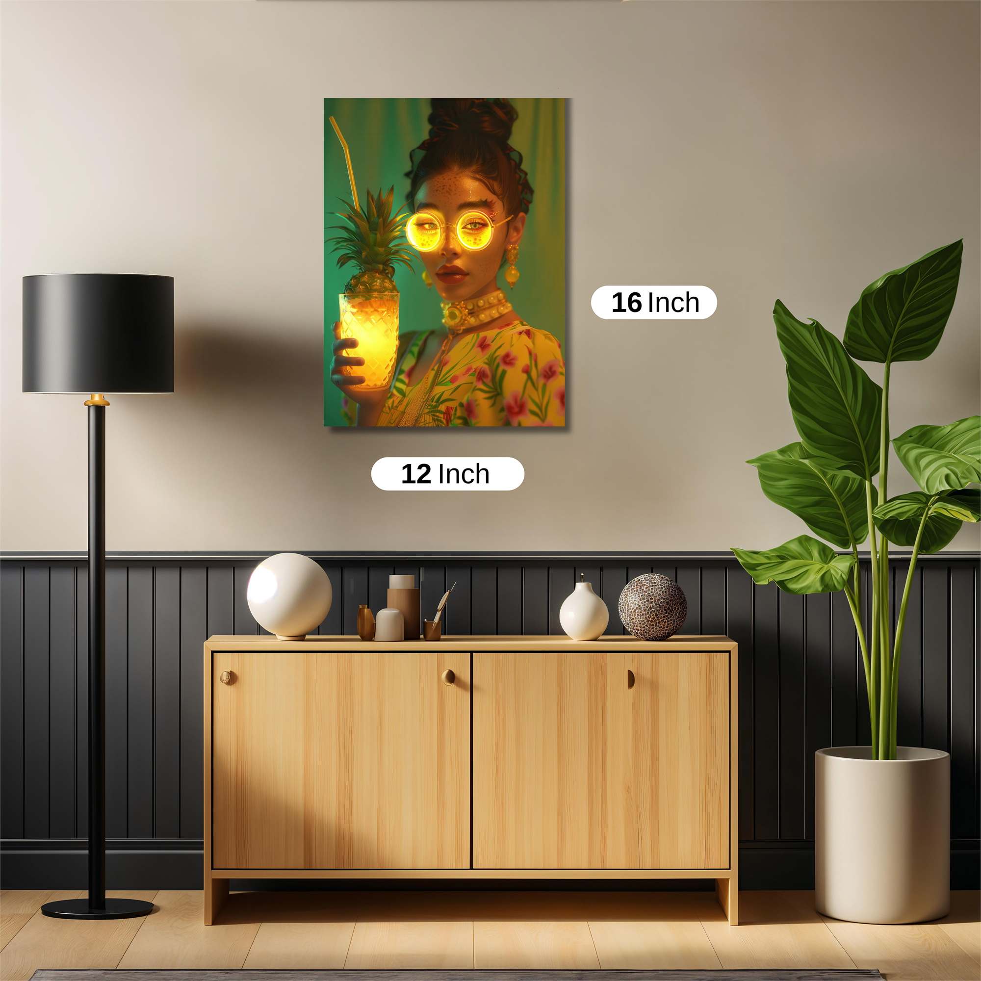 Pineapple Radiance Safe Wall Magnetic / M