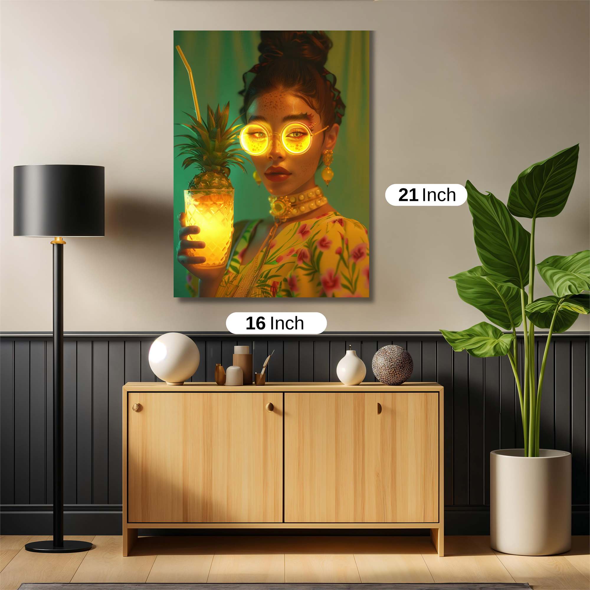 Pineapple Radiance Safe Wall Magnetic / M
