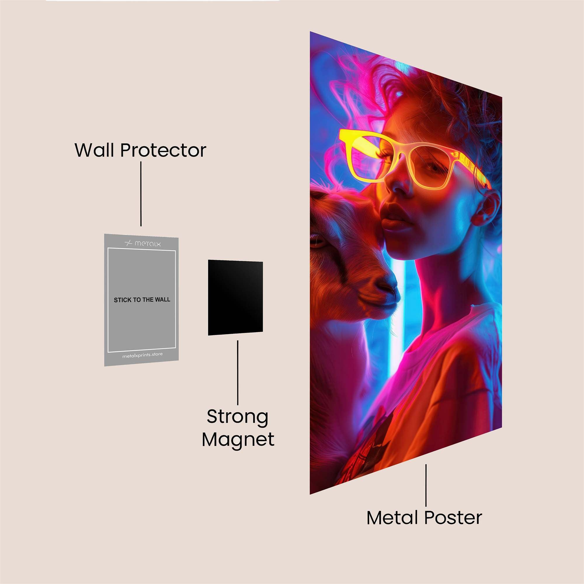 GoatGlow Safe Wall Magnetic / M