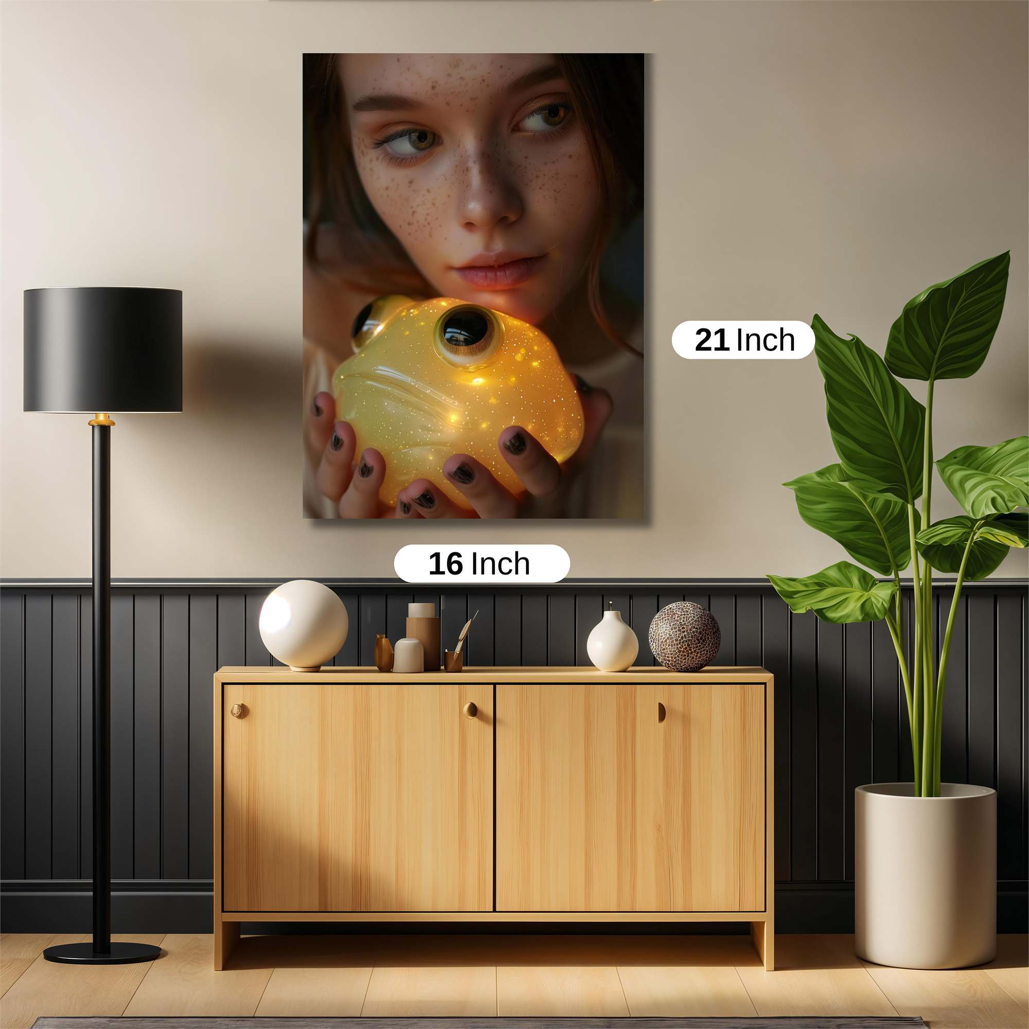 Frog Glow Safe Wall Magnetic / M