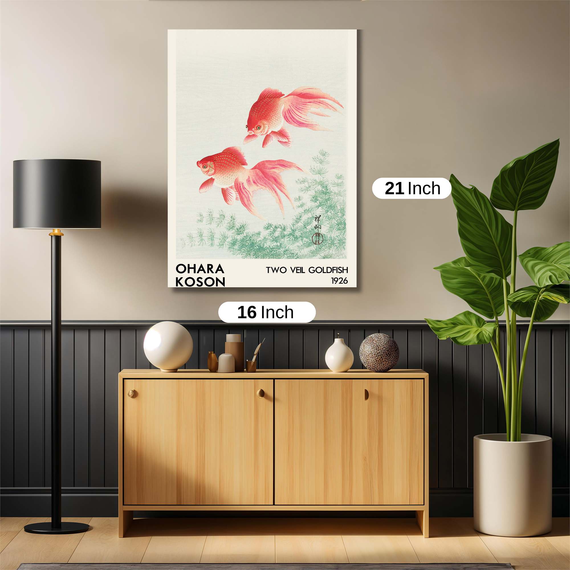 Goldfish Serenity Safe Wall Magnetic / M