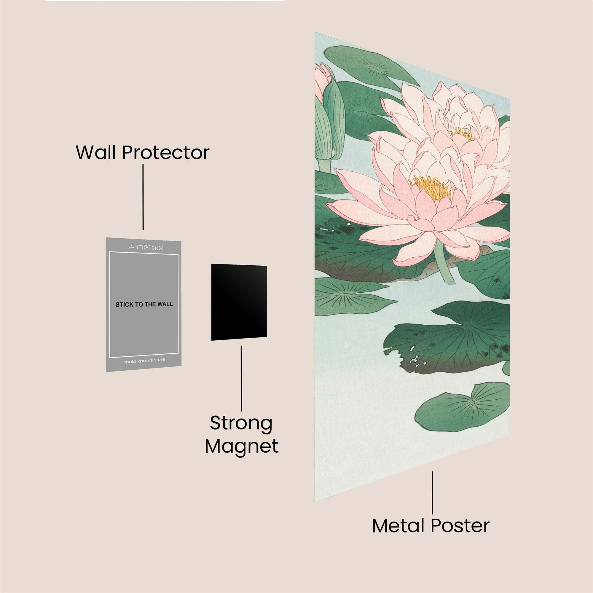 Lotus Serenity Safe Wall Magnetic / M