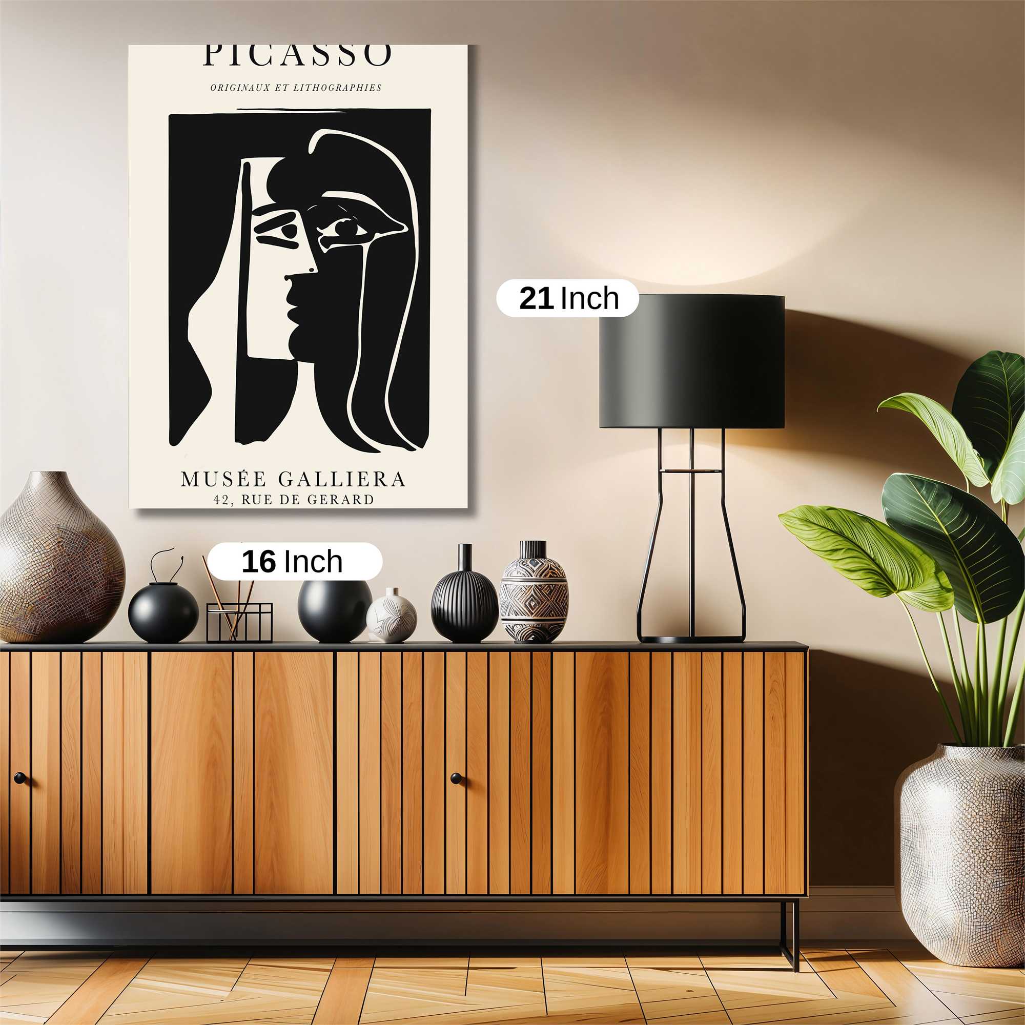 Picasso Pensive Safe Wall Magnetic / M