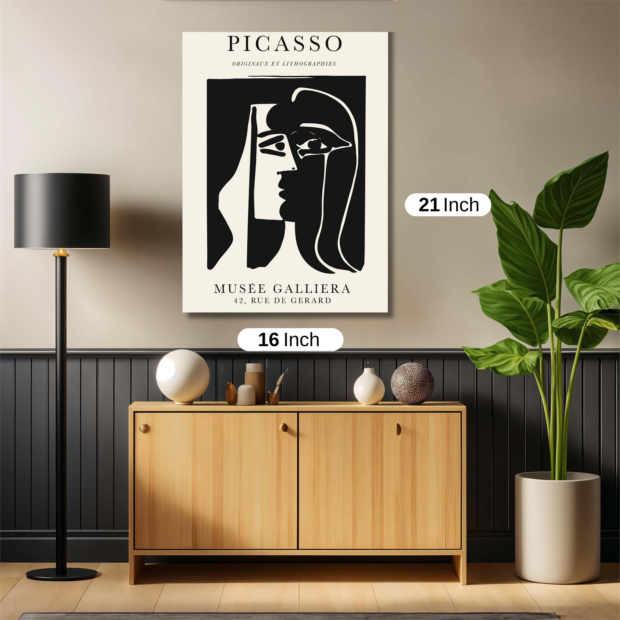 Picasso Pensive Safe Wall Magnetic / M
