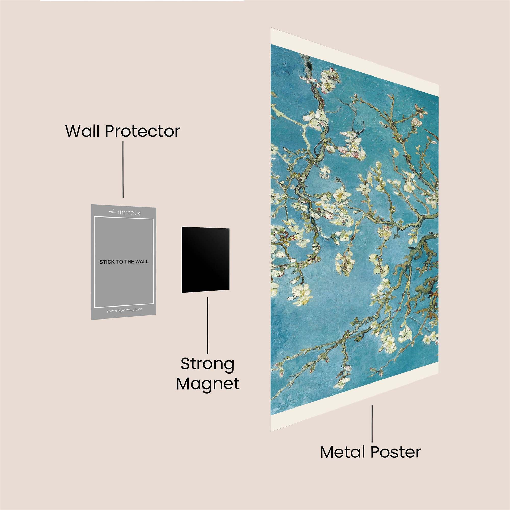 VanGogh Serenity Safe Wall Magnetic / M