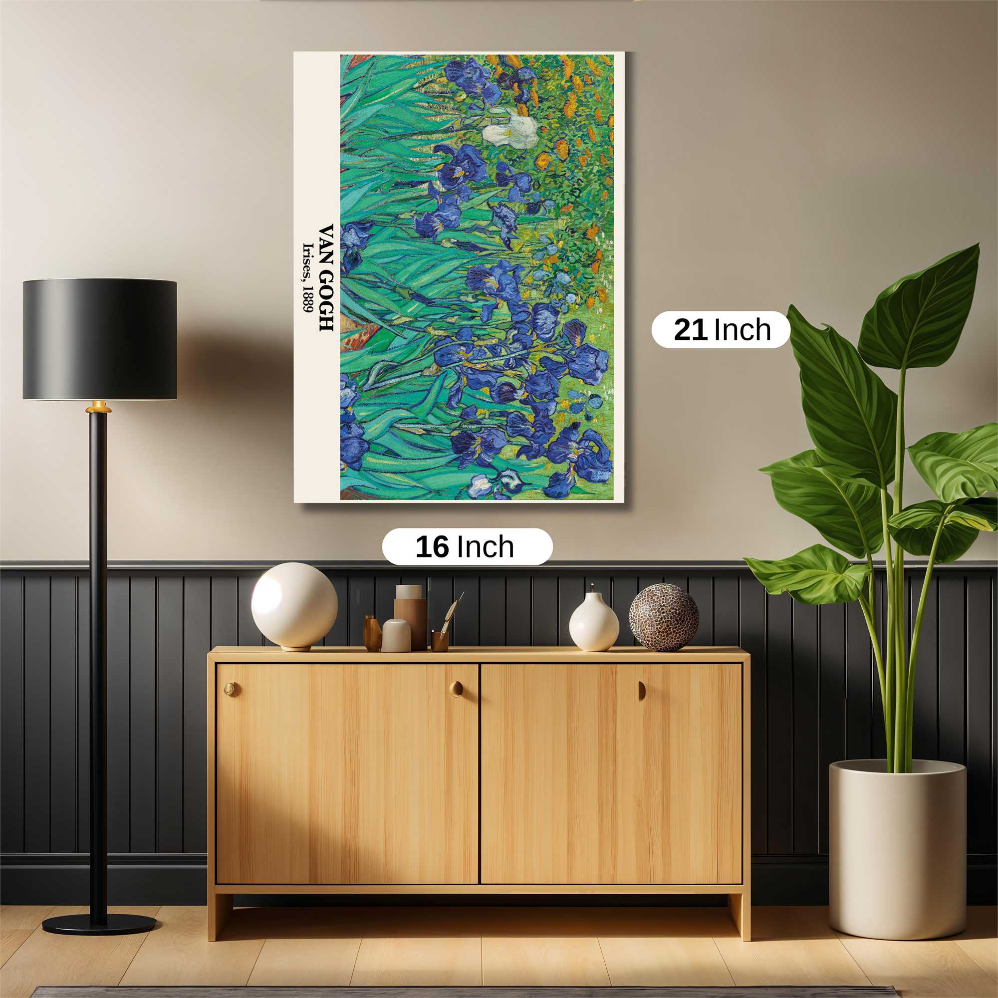 Van Gogh's Serenity Safe Wall Magnetic / M