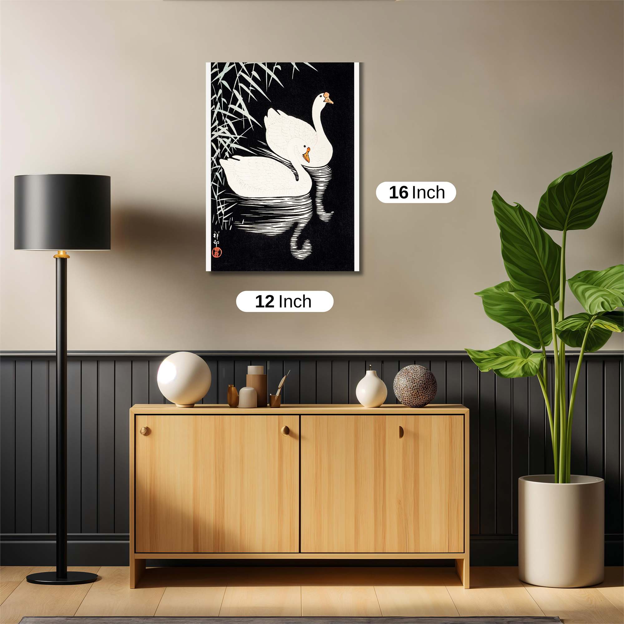 Swan Serenity Safe Wall Magnetic / M