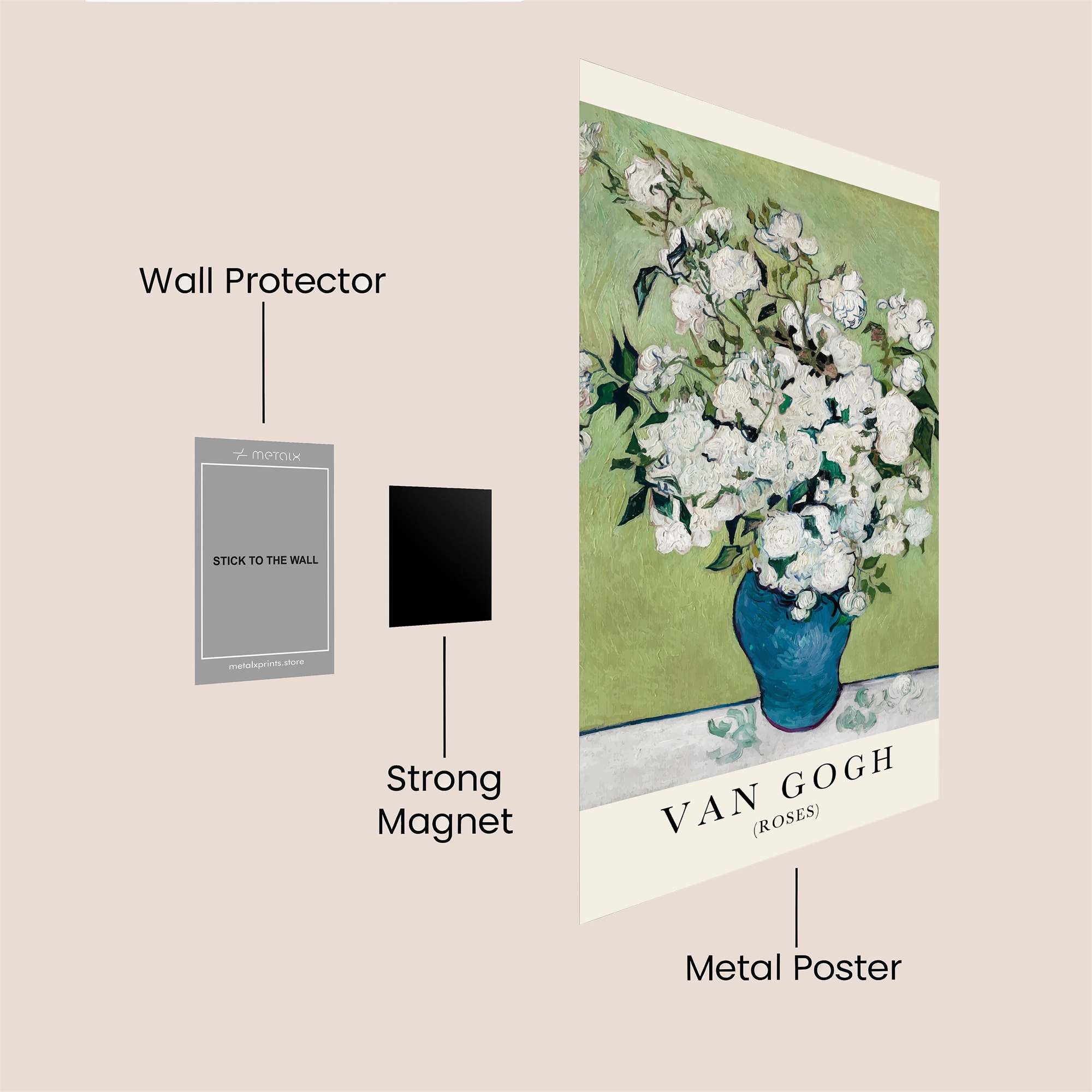 VanGogh Serenity Safe Wall Magnetic / M