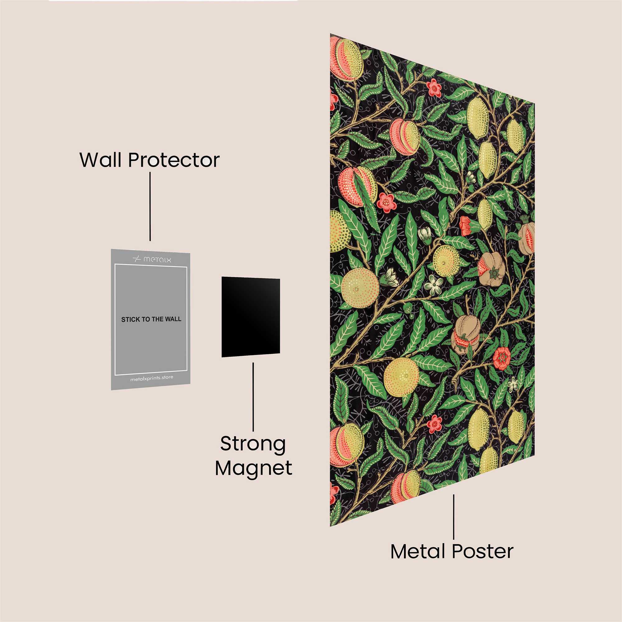 Fruitful Whimsy Safe Wall Magnetic / M