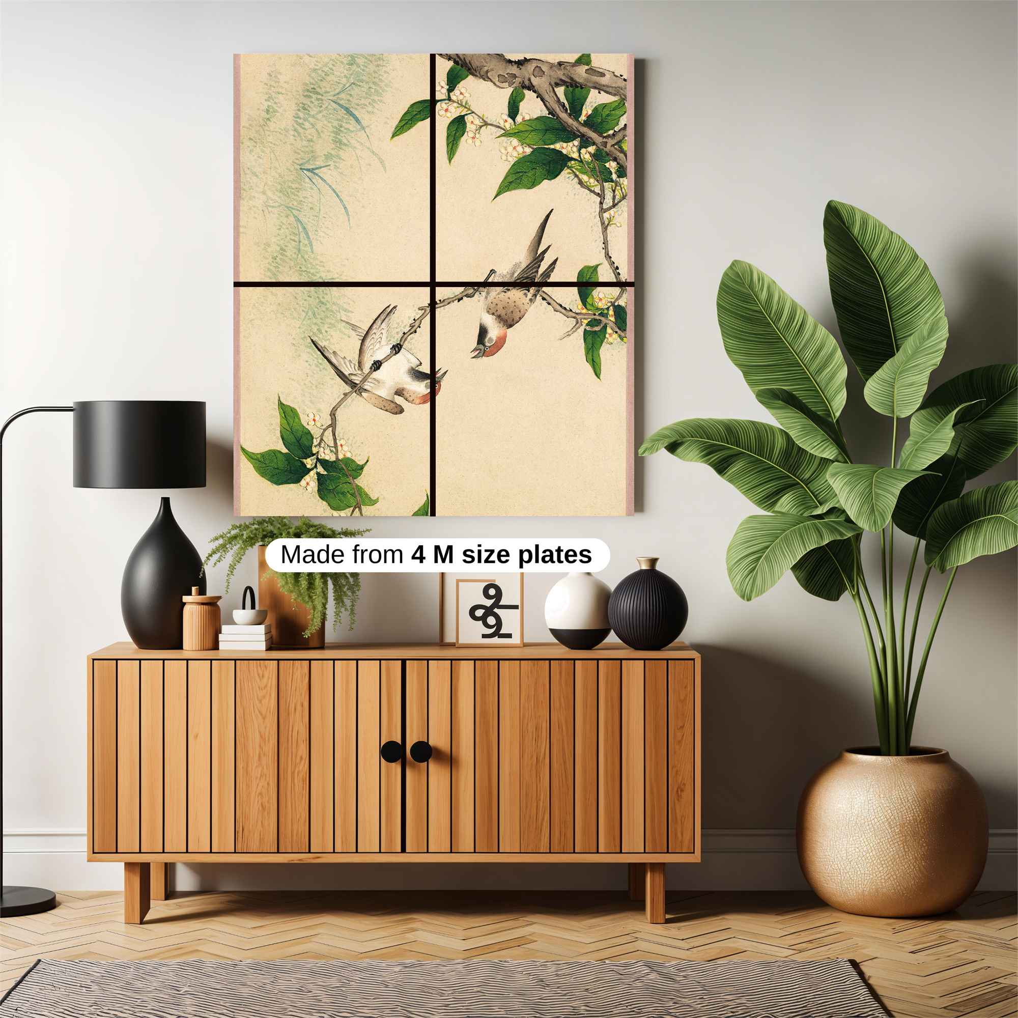 Birds Whimsy Safe Wall Magnetic / M