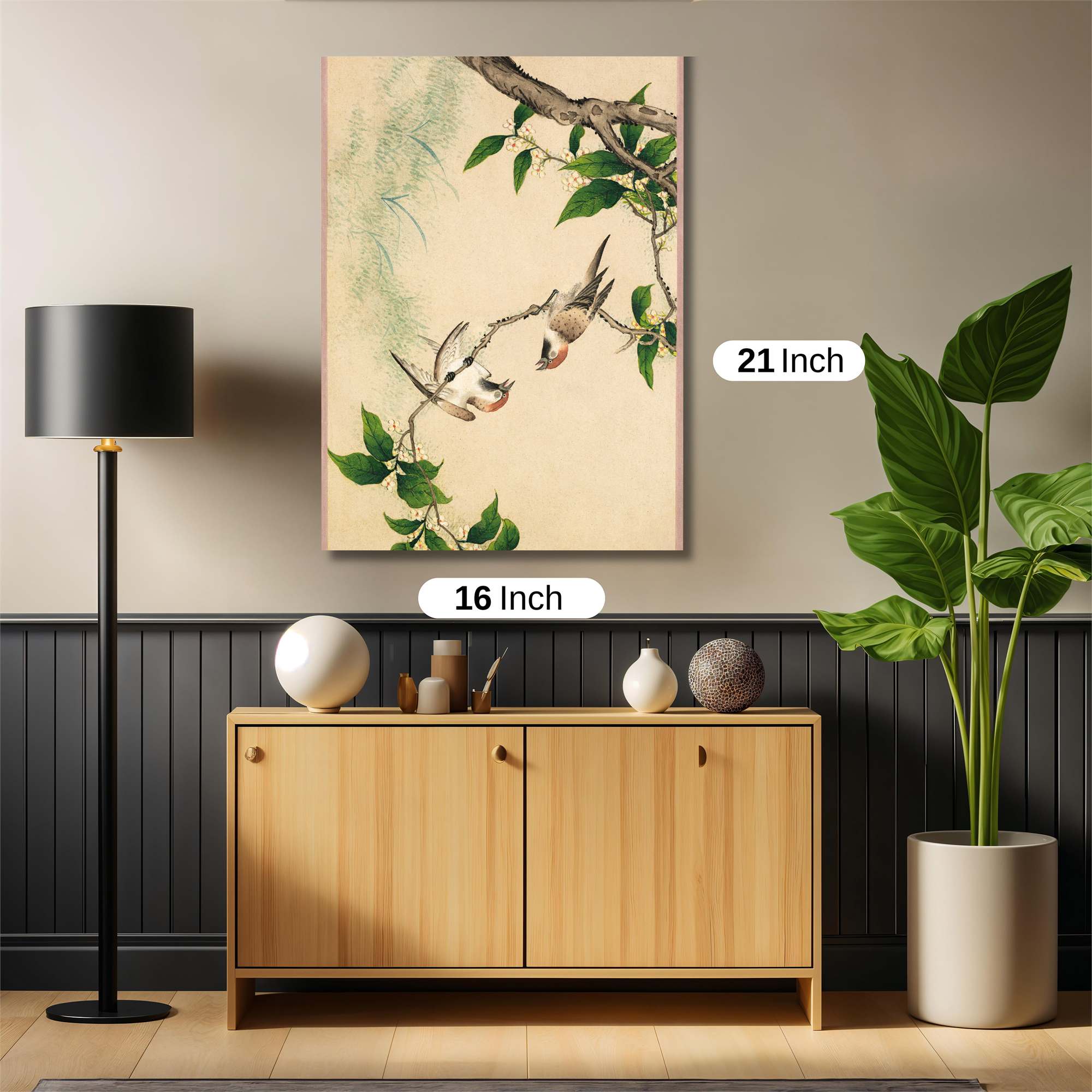 Birds Whimsy Safe Wall Magnetic / M