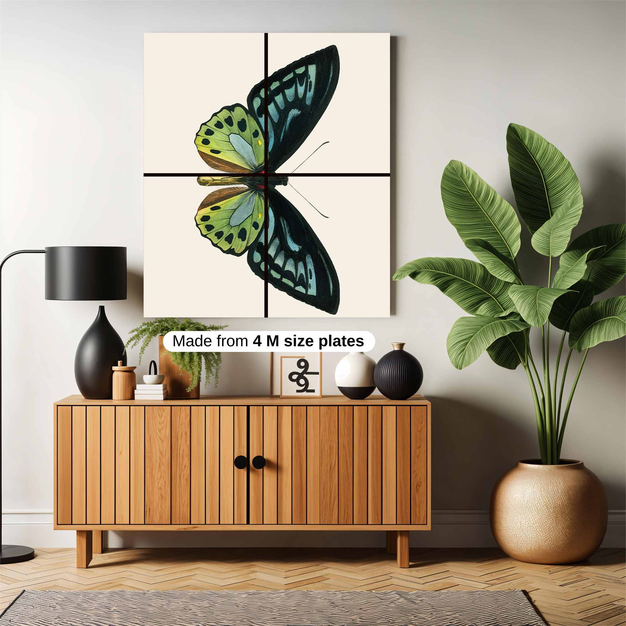 Butterfly Elegance Safe Wall Magnetic / M