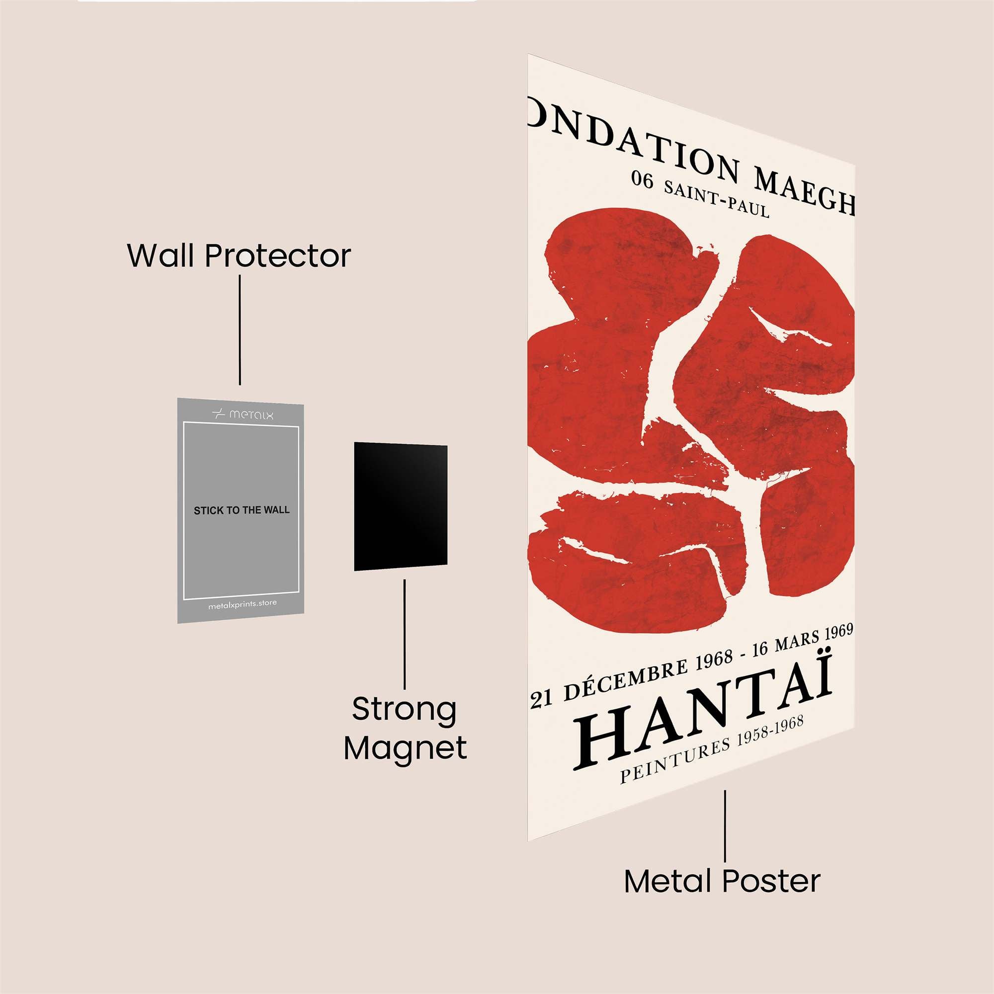 Hantai Harmony Safe Wall Magnetic / M