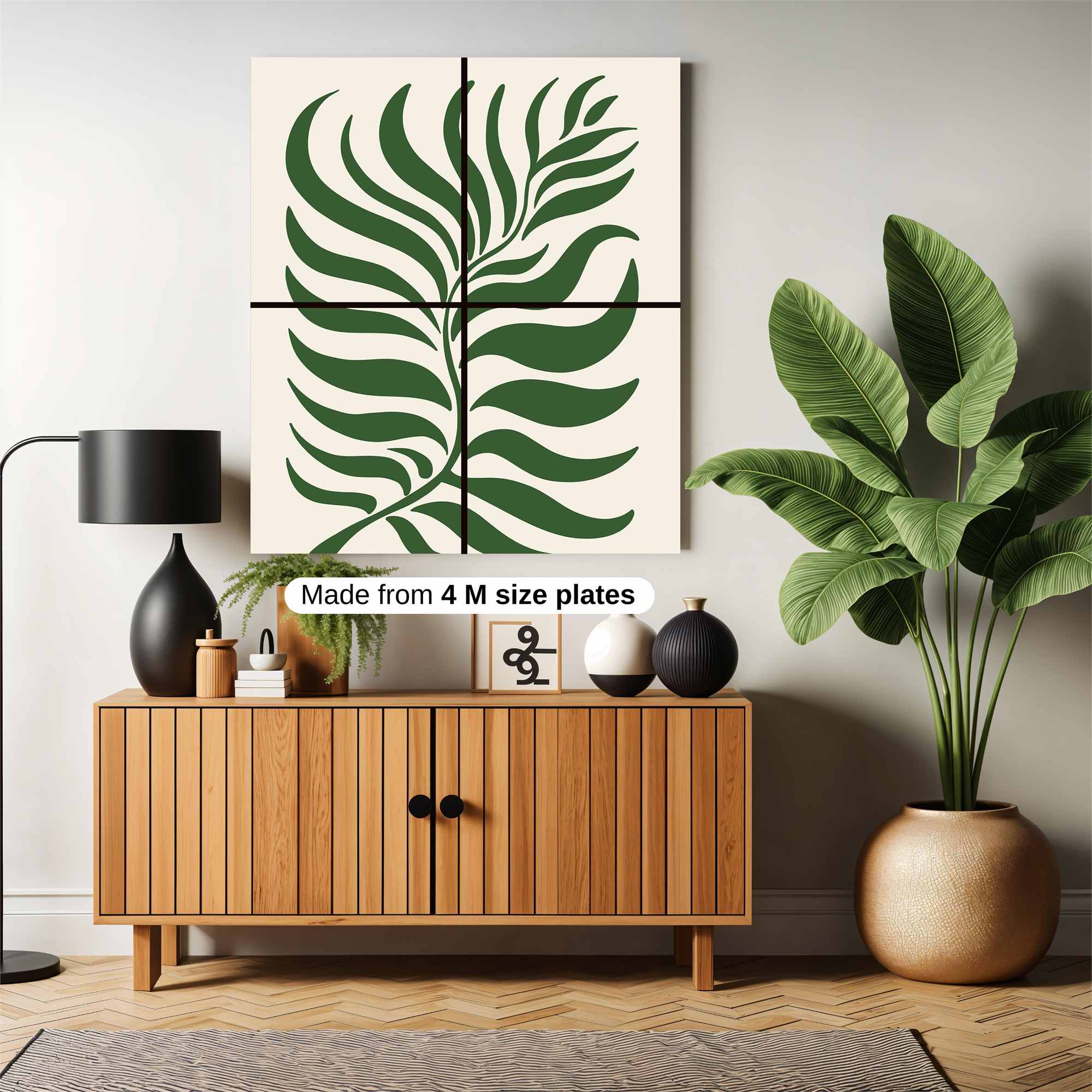 Fern Serenity Safe Wall Magnetic / M