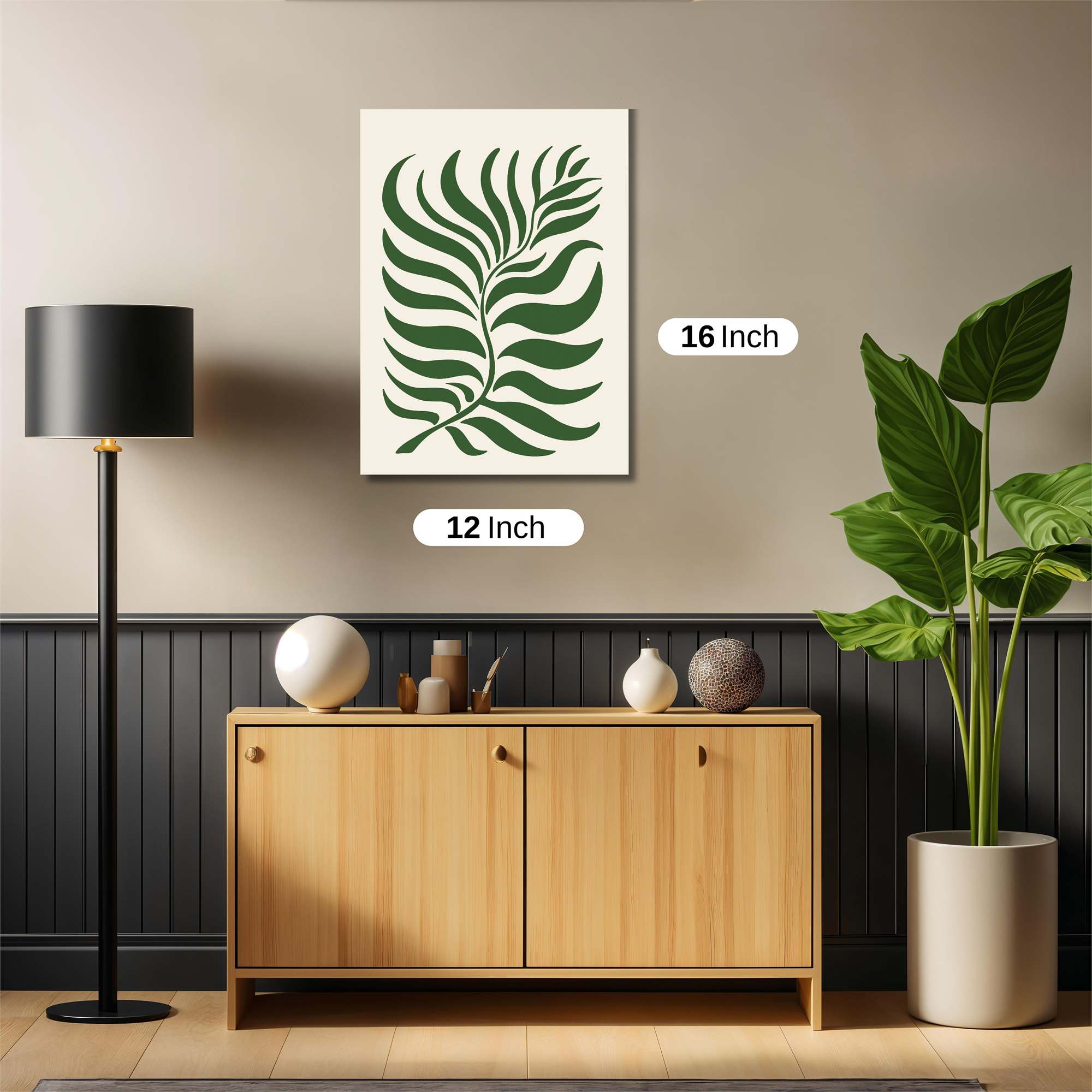 Fern Serenity Safe Wall Magnetic / M