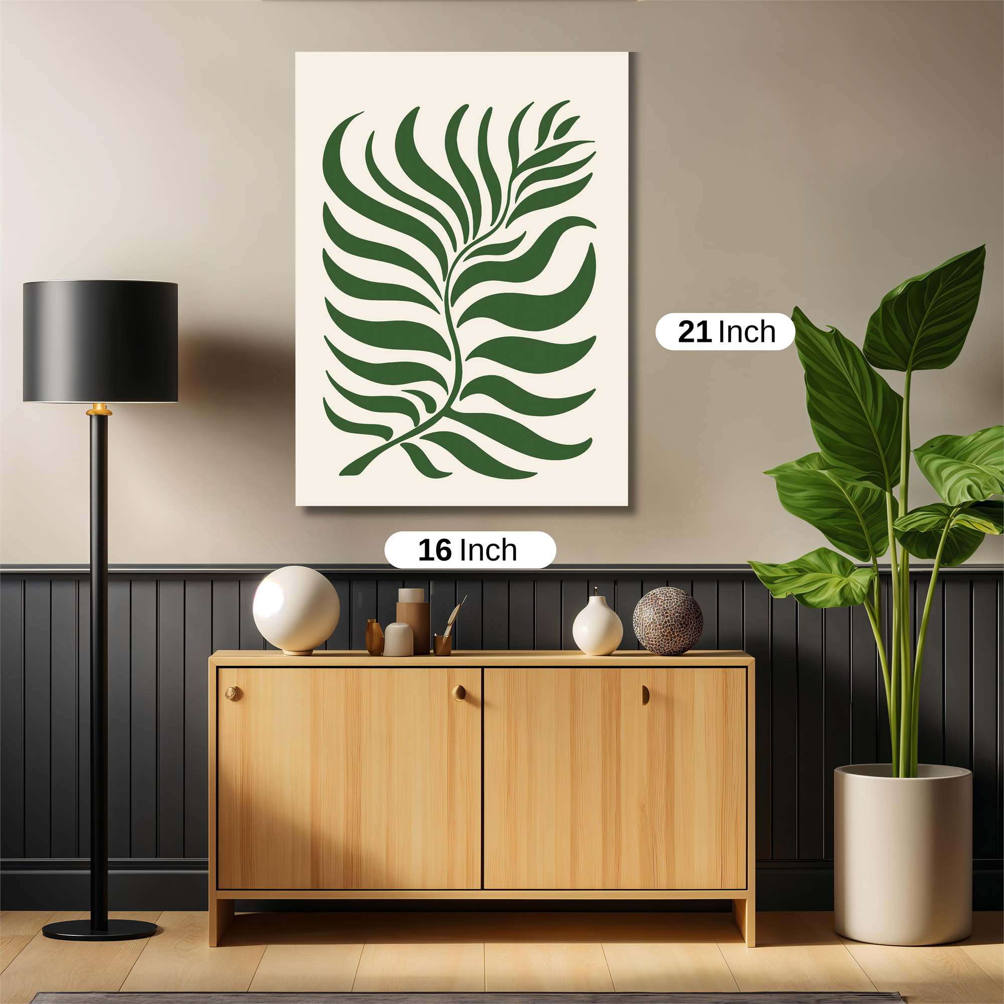 Fern Serenity Safe Wall Magnetic / M