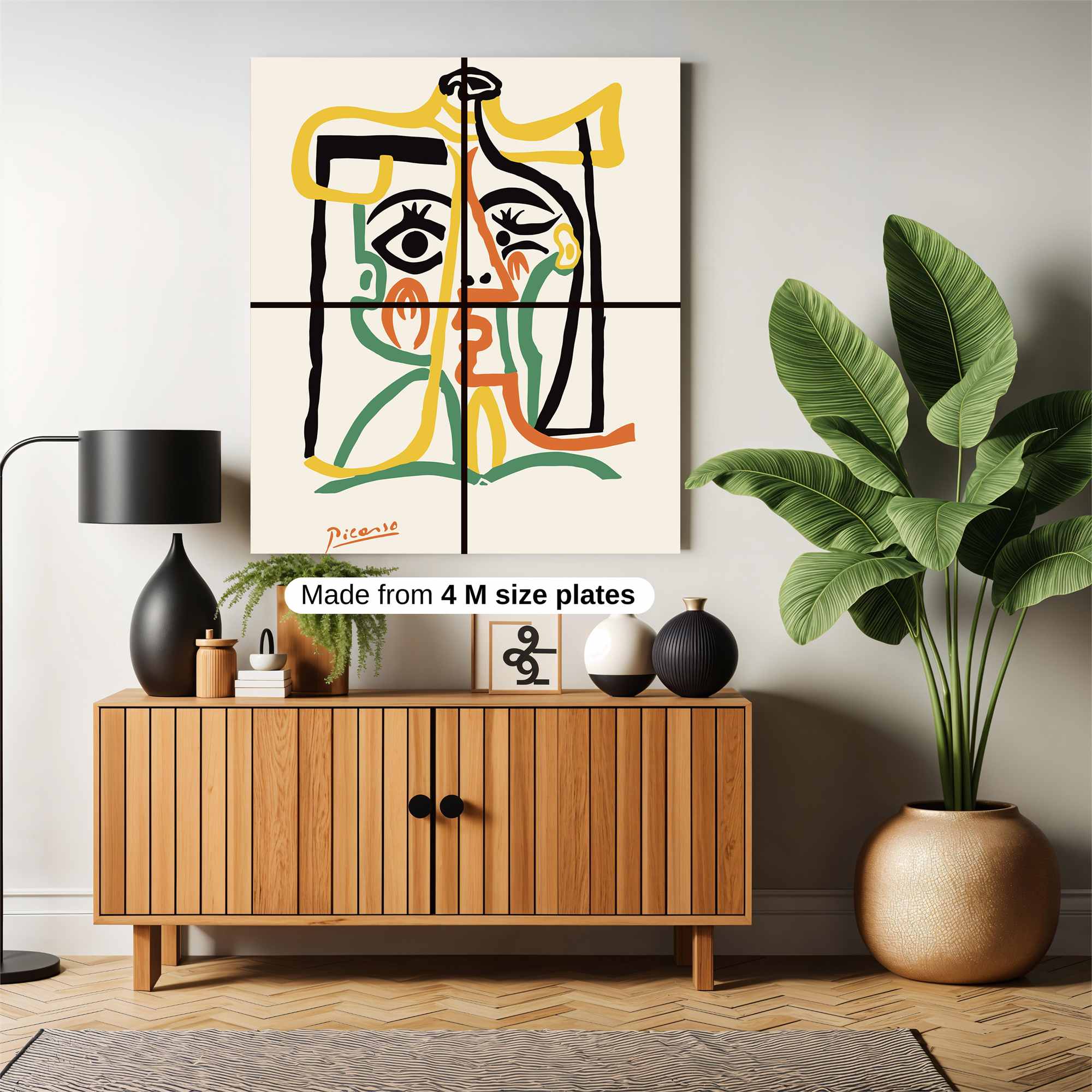 Picasso Whimsy Safe Wall Magnetic / M