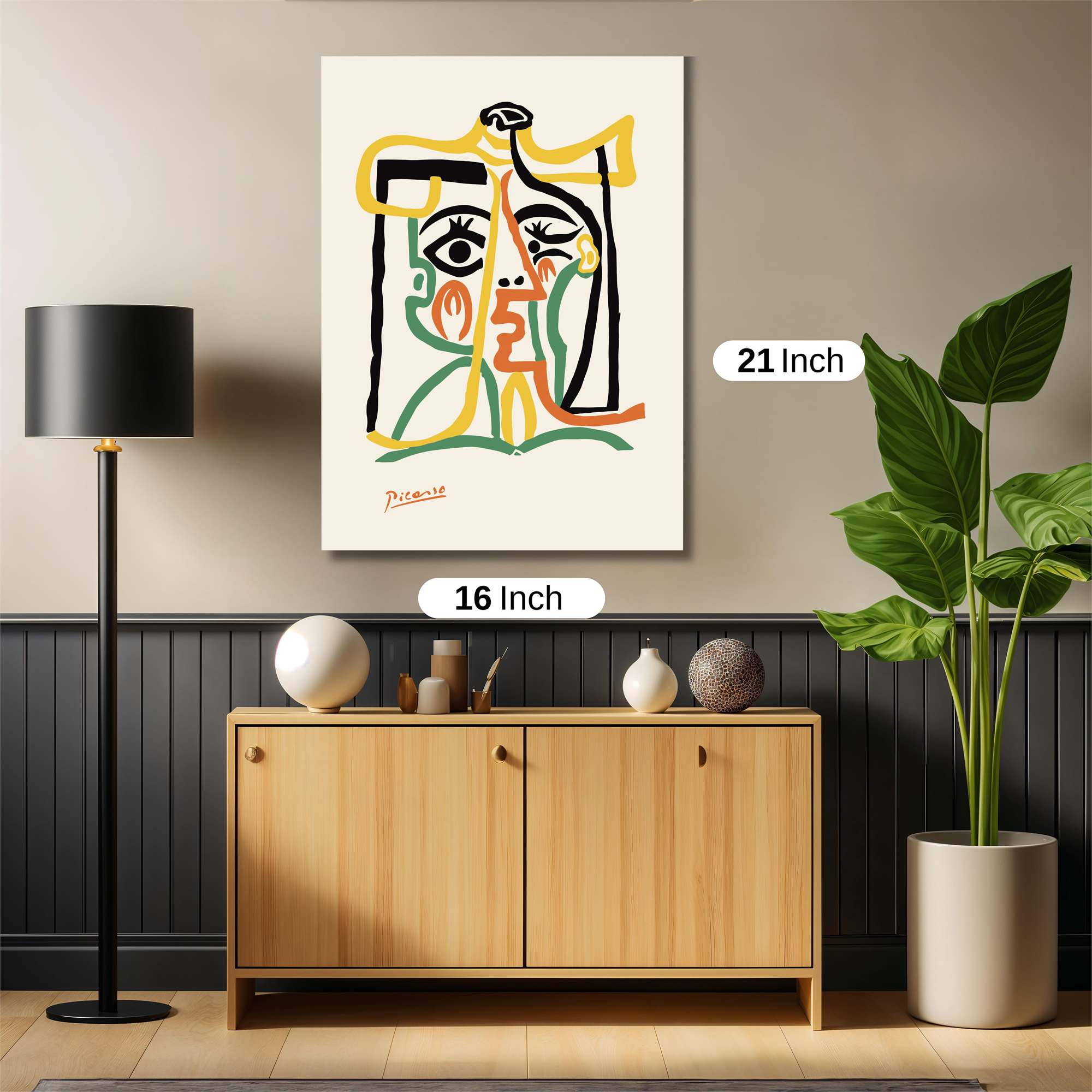 Picasso Whimsy Safe Wall Magnetic / M
