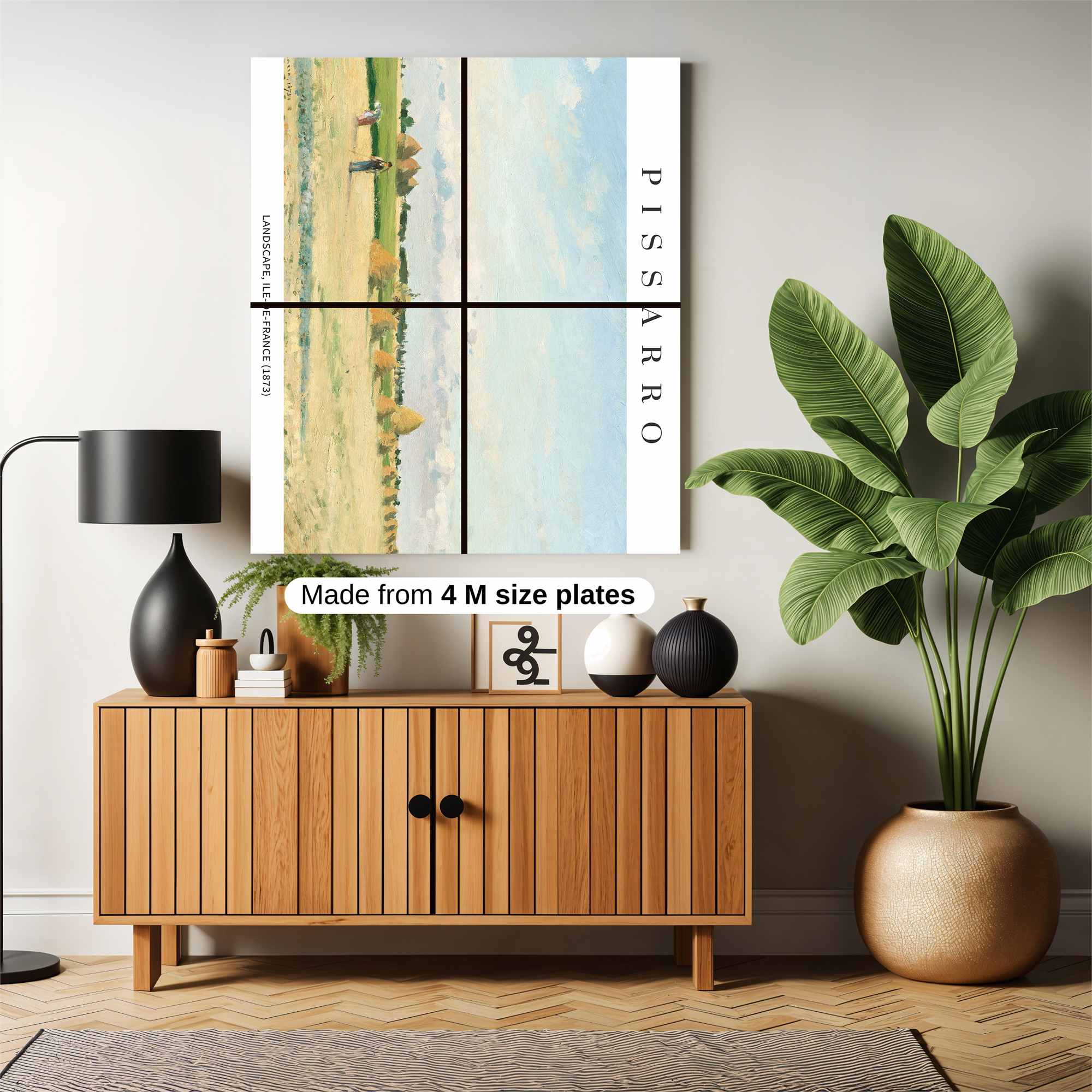 Pissarro Peaceful Safe Wall Magnetic / M