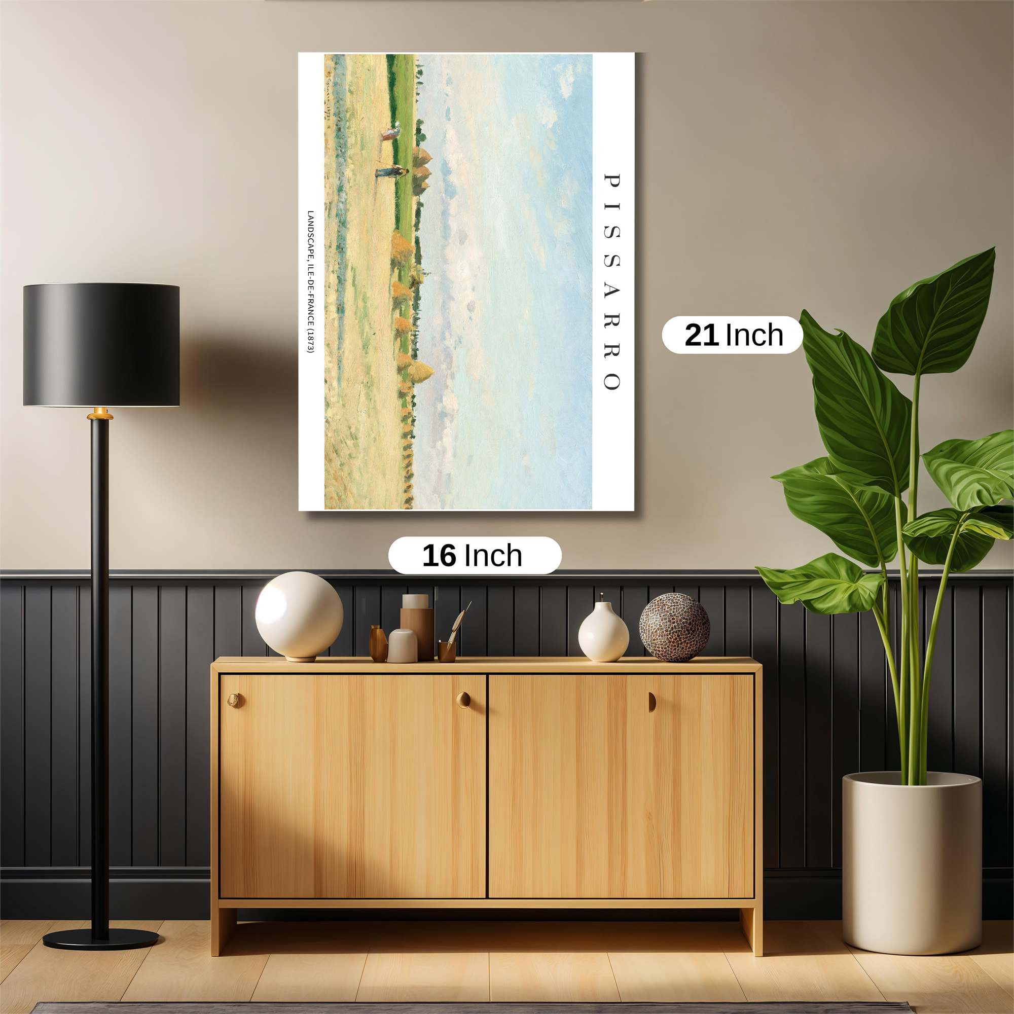 Pissarro Peaceful Safe Wall Magnetic / M