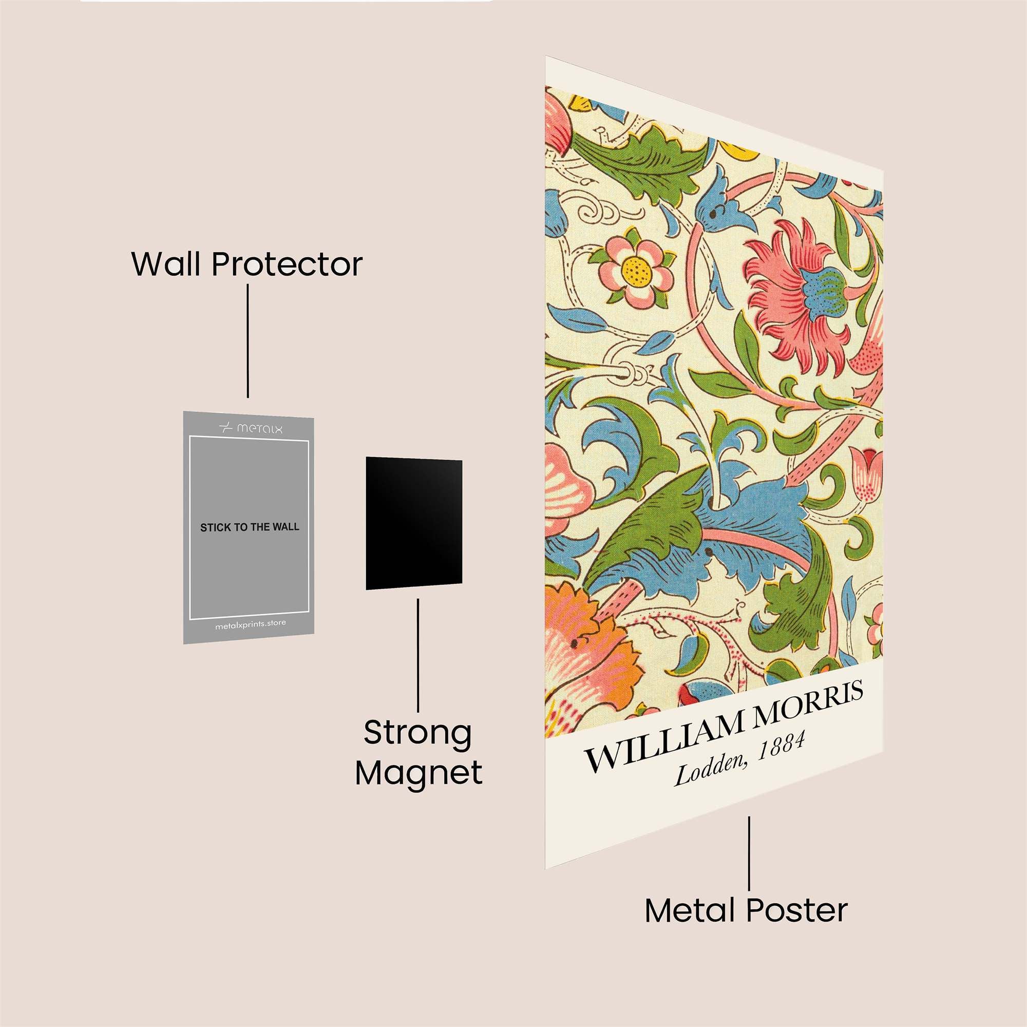 Morris Whimsy Safe Wall Magnetic / M