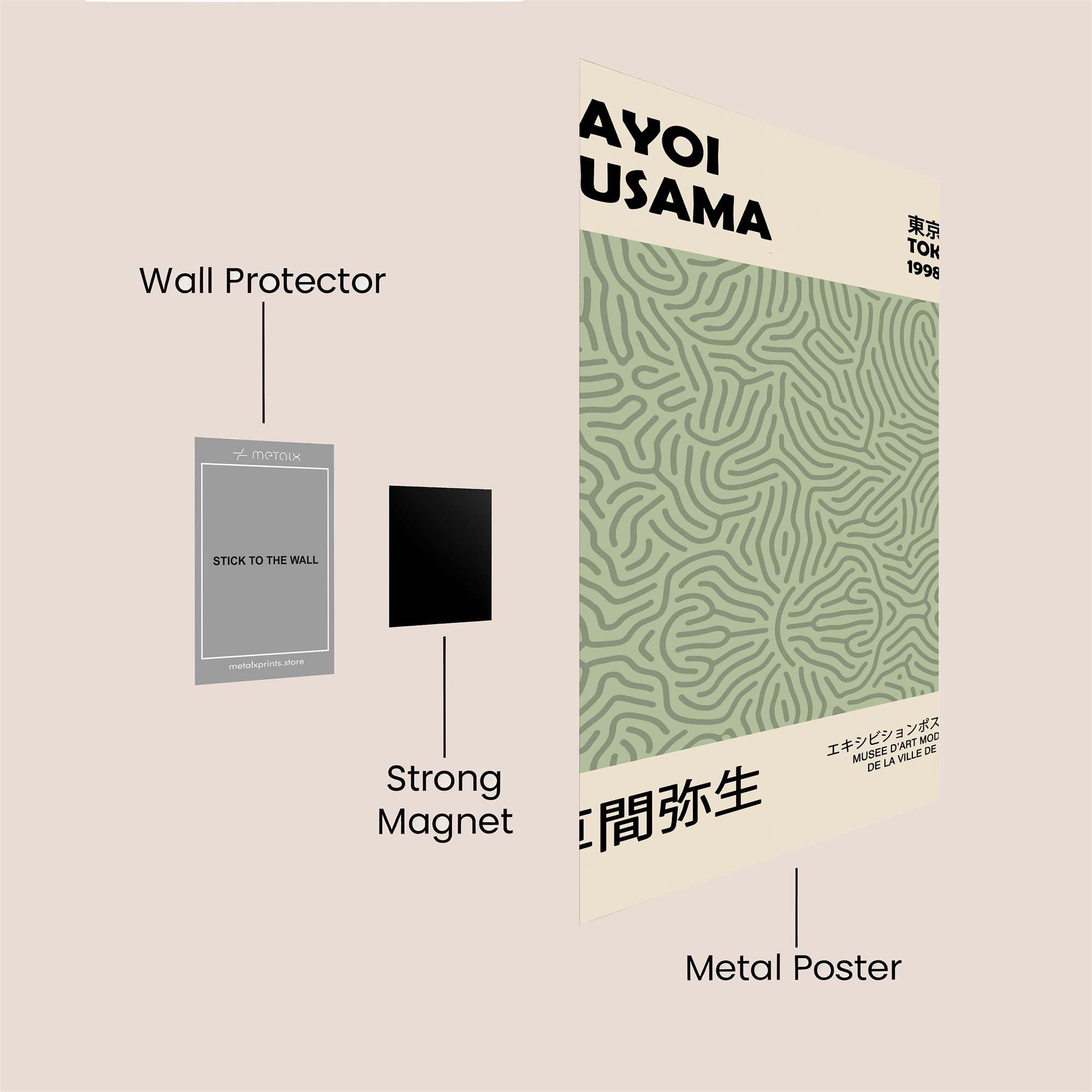 Kusama Enigma Safe Wall Magnetic / M