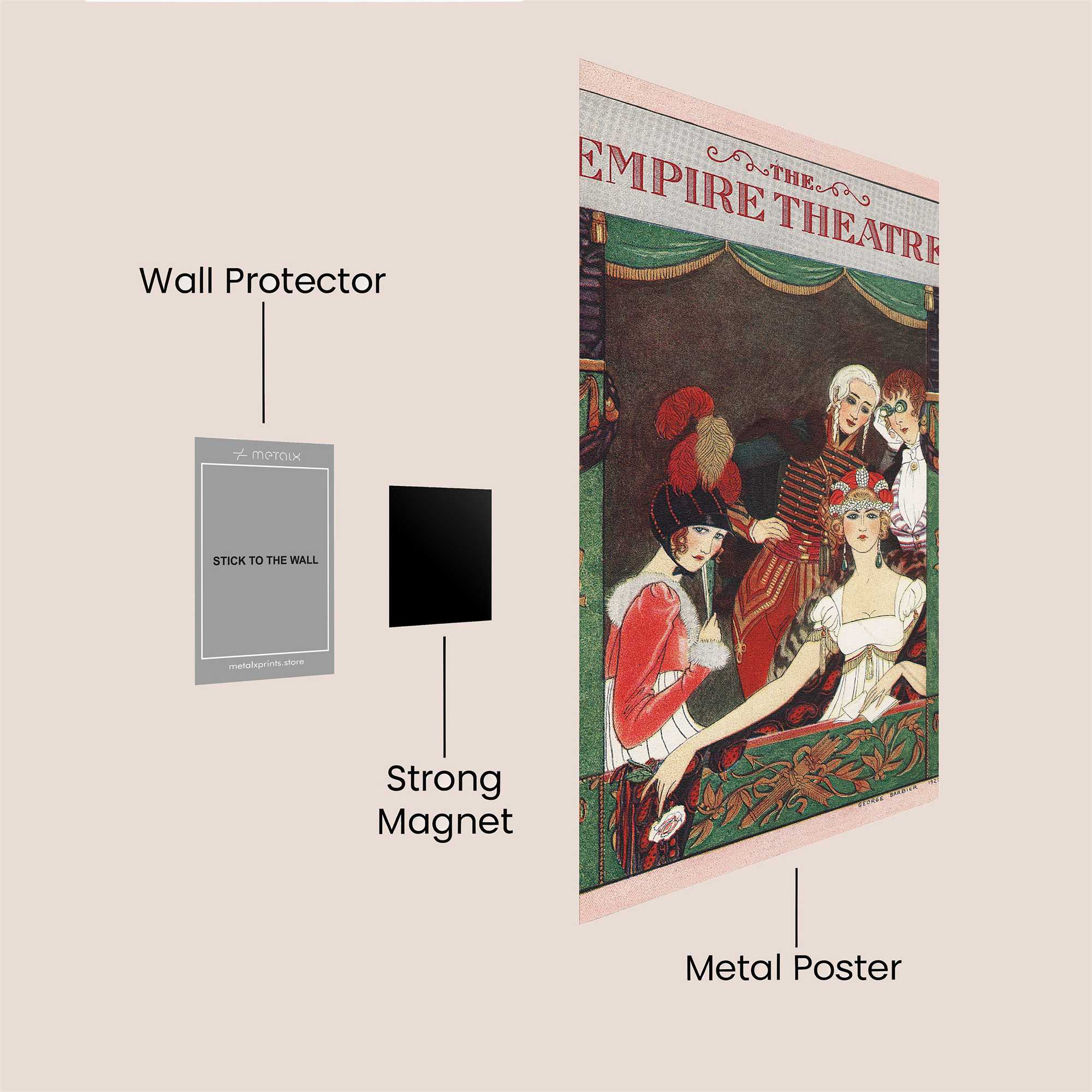Masquerade Mystery Safe Wall Magnetic / M