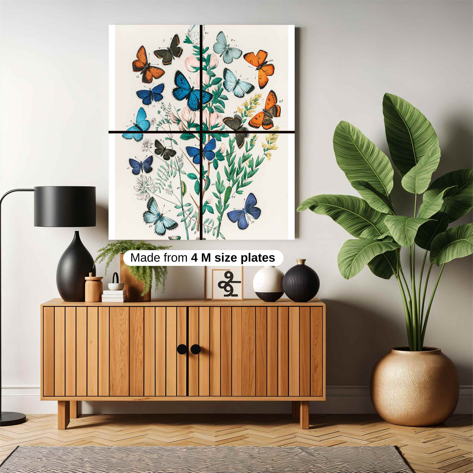 Butterfly Whimsy Safe Wall Magnetic / M