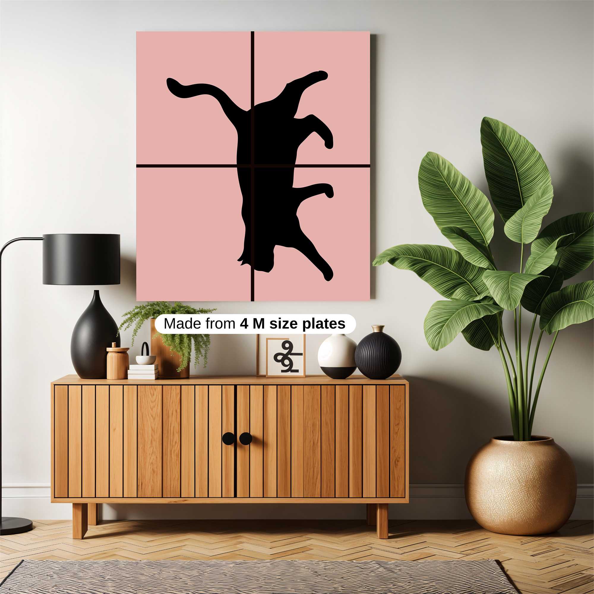 Cat Whimsy Safe Wall Magnetic / M