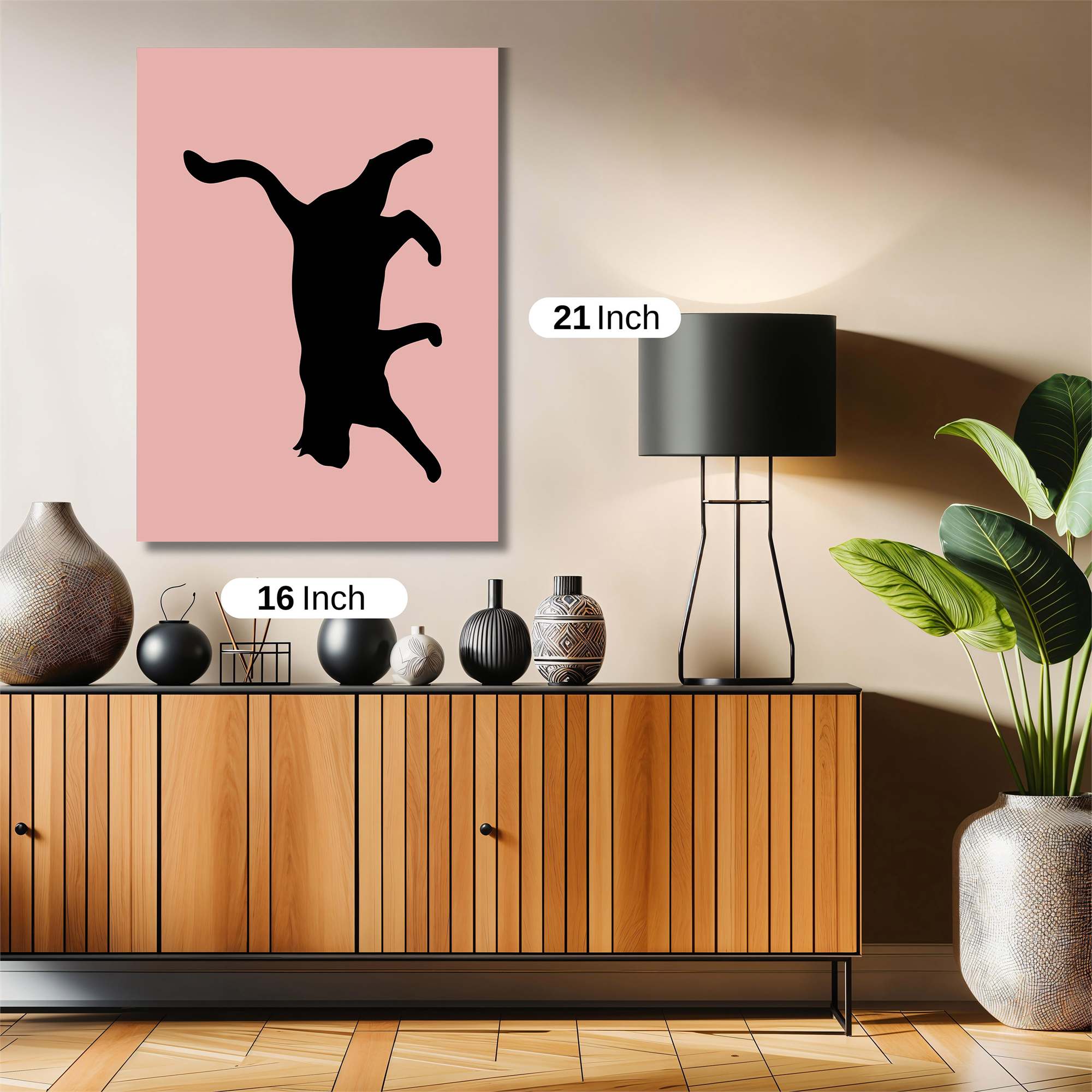 Cat Whimsy Safe Wall Magnetic / M