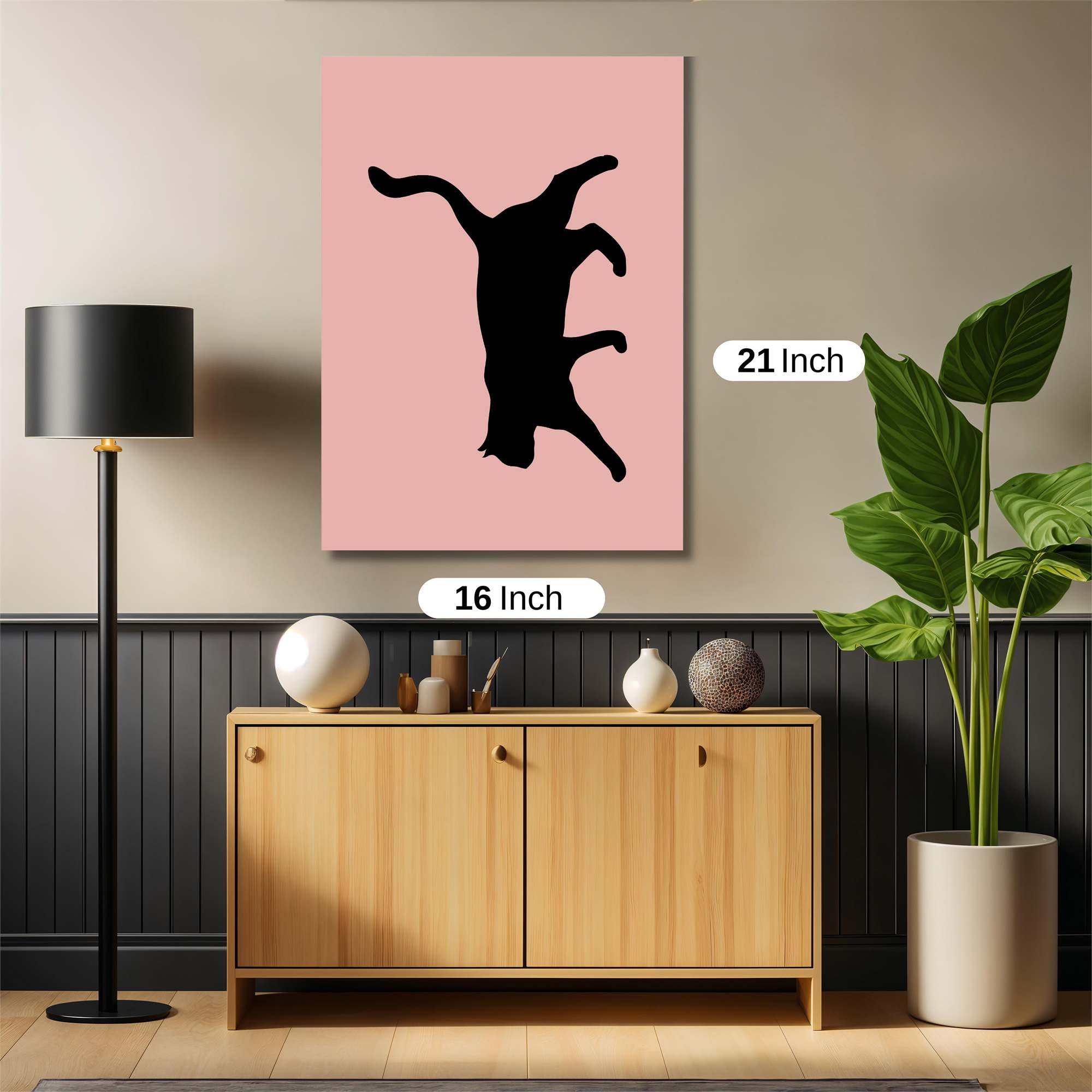 Cat Whimsy Safe Wall Magnetic / M