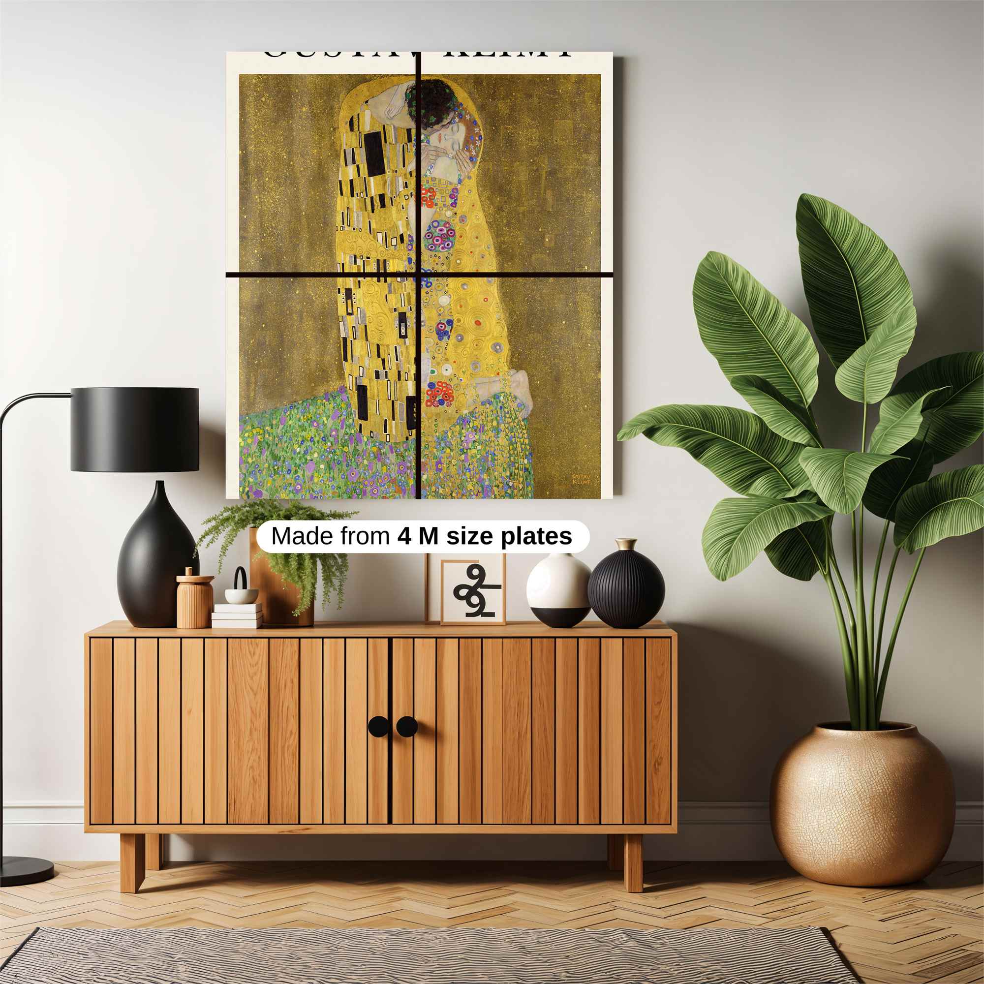 Klimt Embrace Safe Wall Magnetic / M