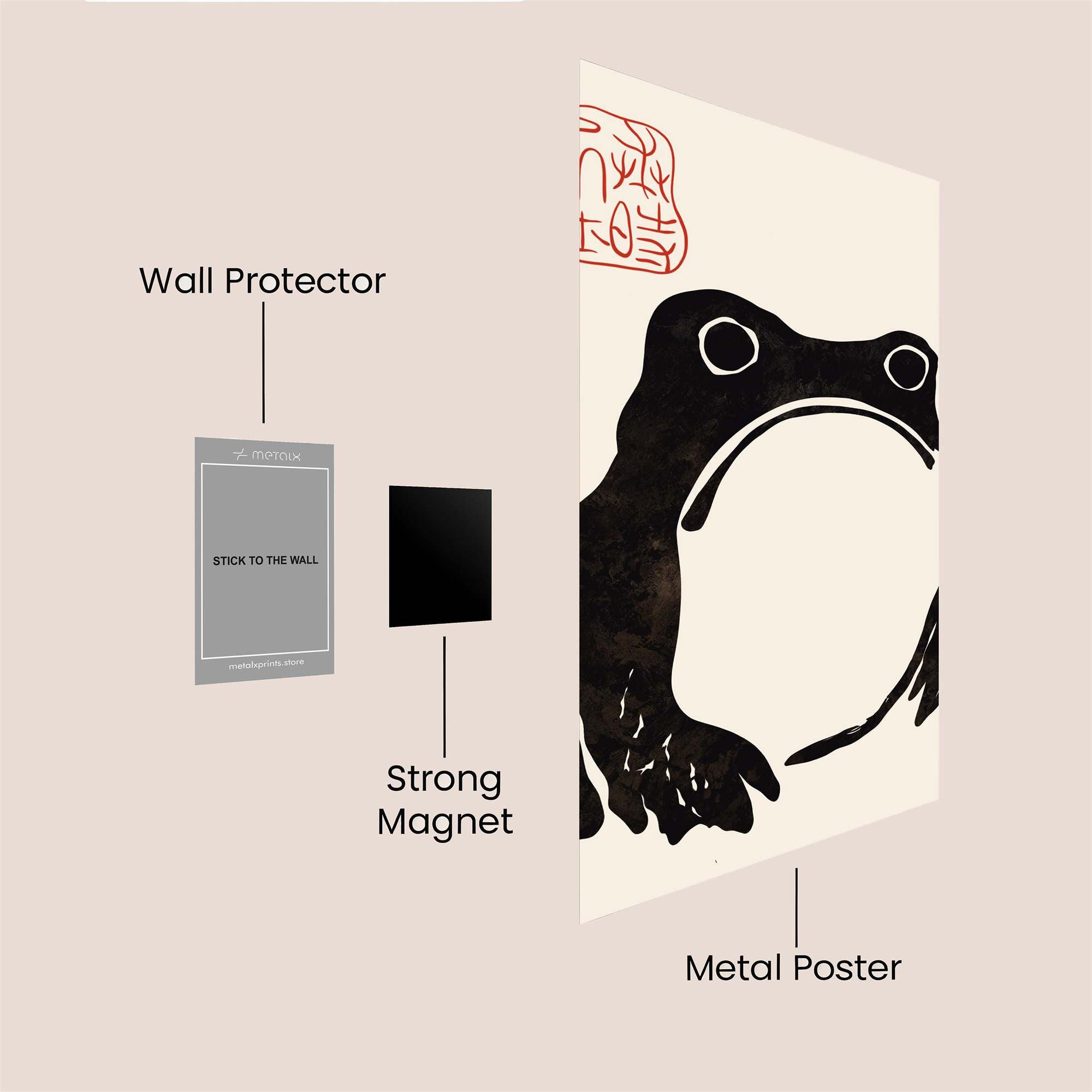 Frog Serenity Safe Wall Magnetic / M