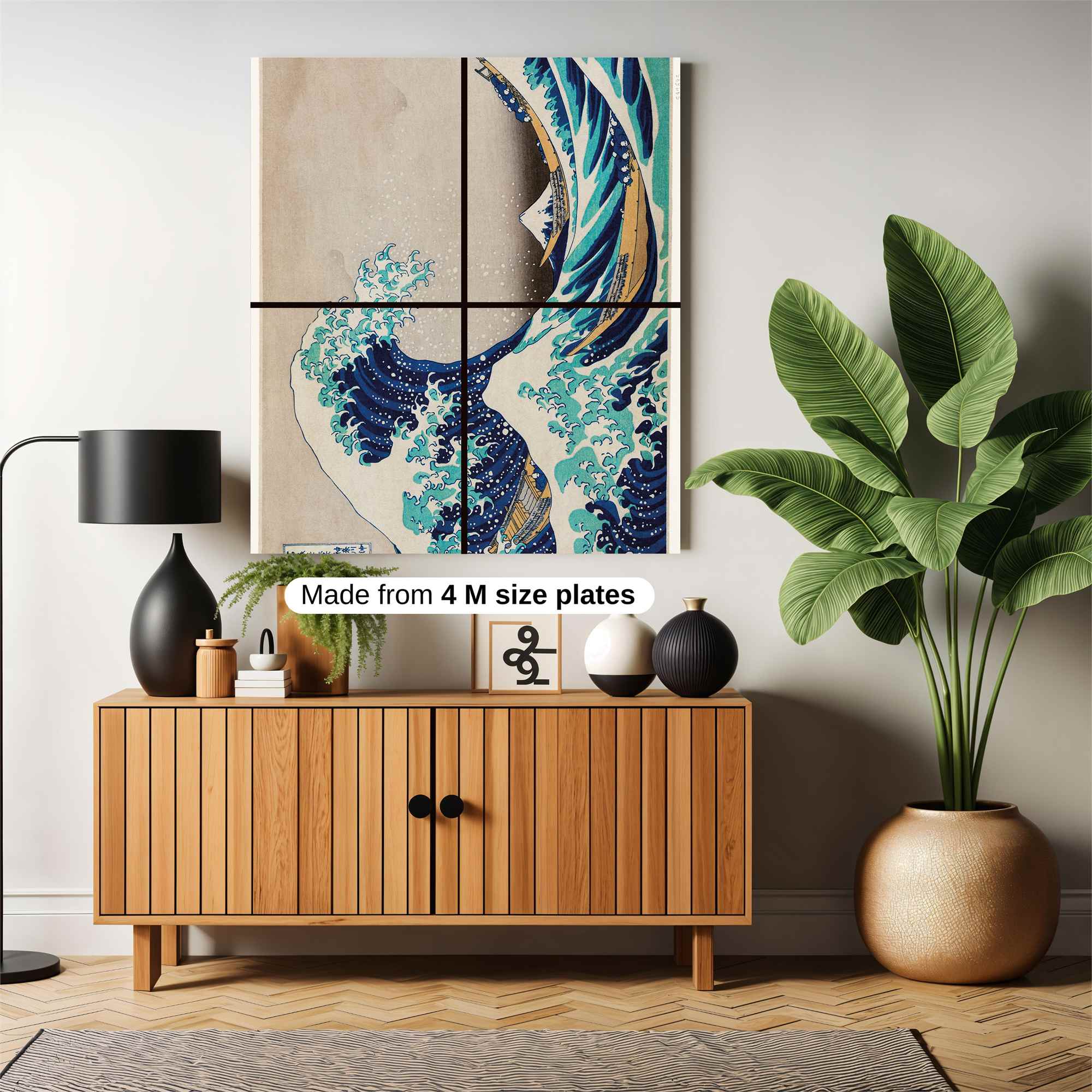Great Wave Serene Safe Wall Magnetic / M