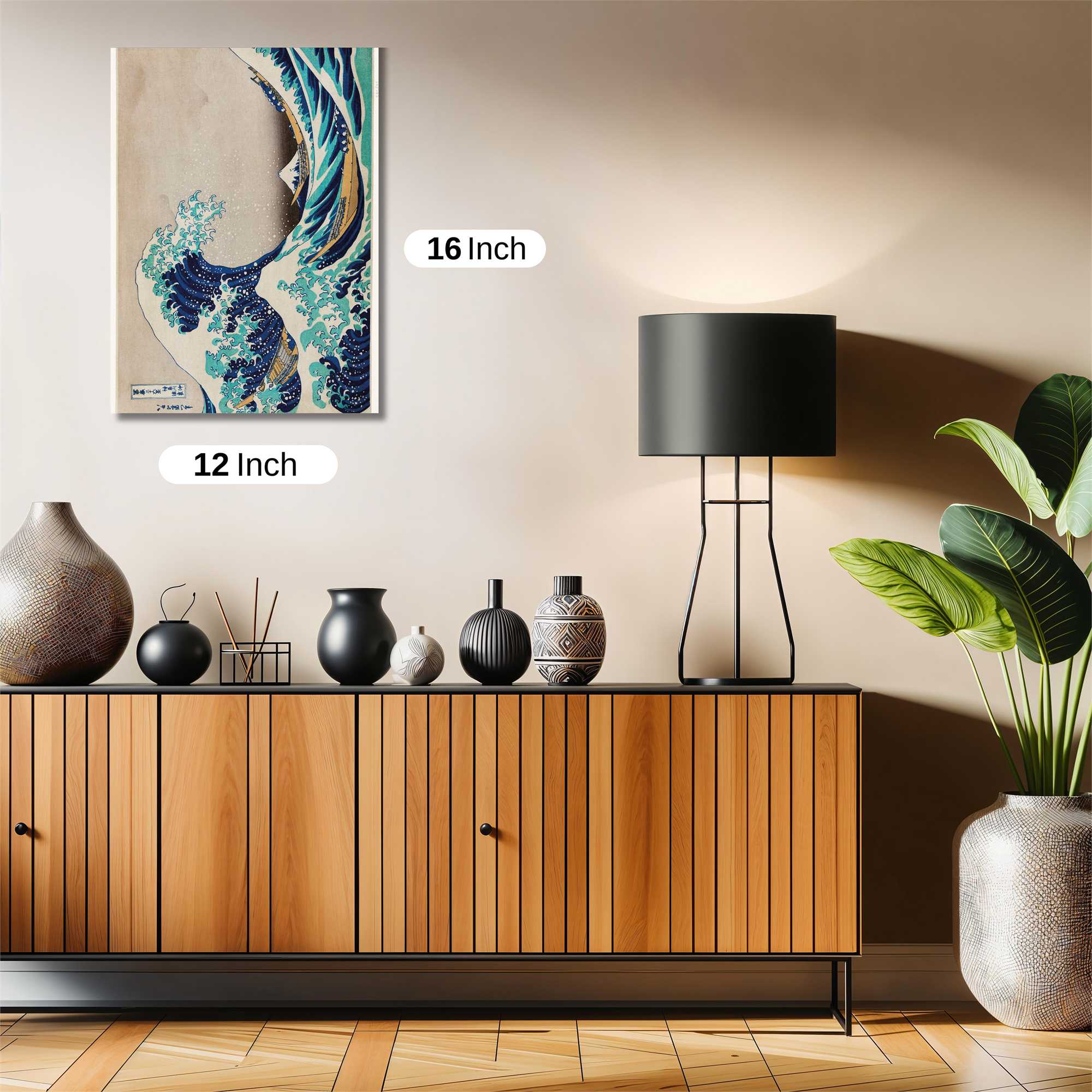 Great Wave Serene Safe Wall Magnetic / M
