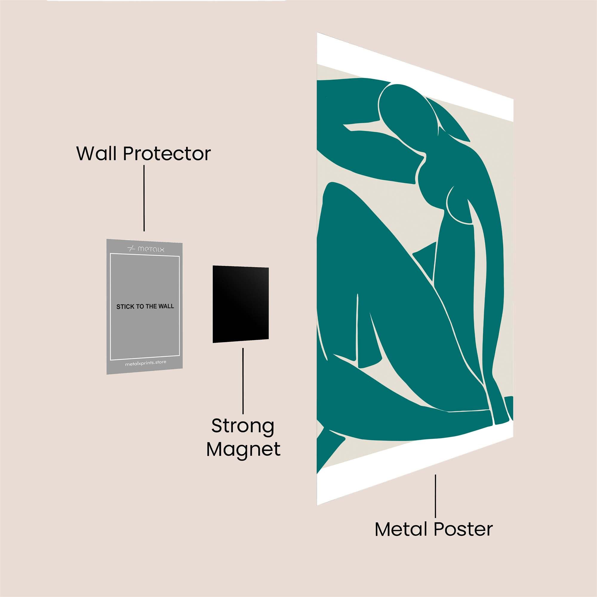 Matisse Serenity Safe Wall Magnetic / M