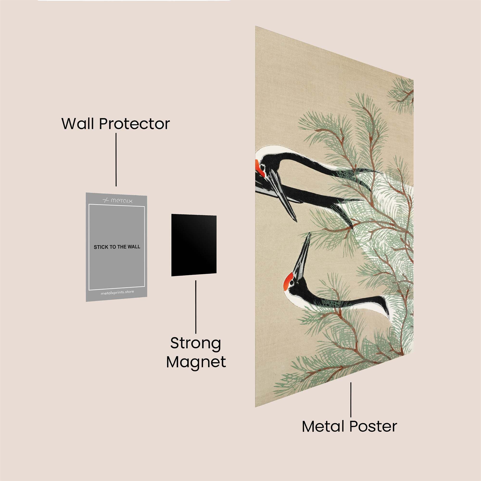 Cranes Serenity Safe Wall Magnetic / M