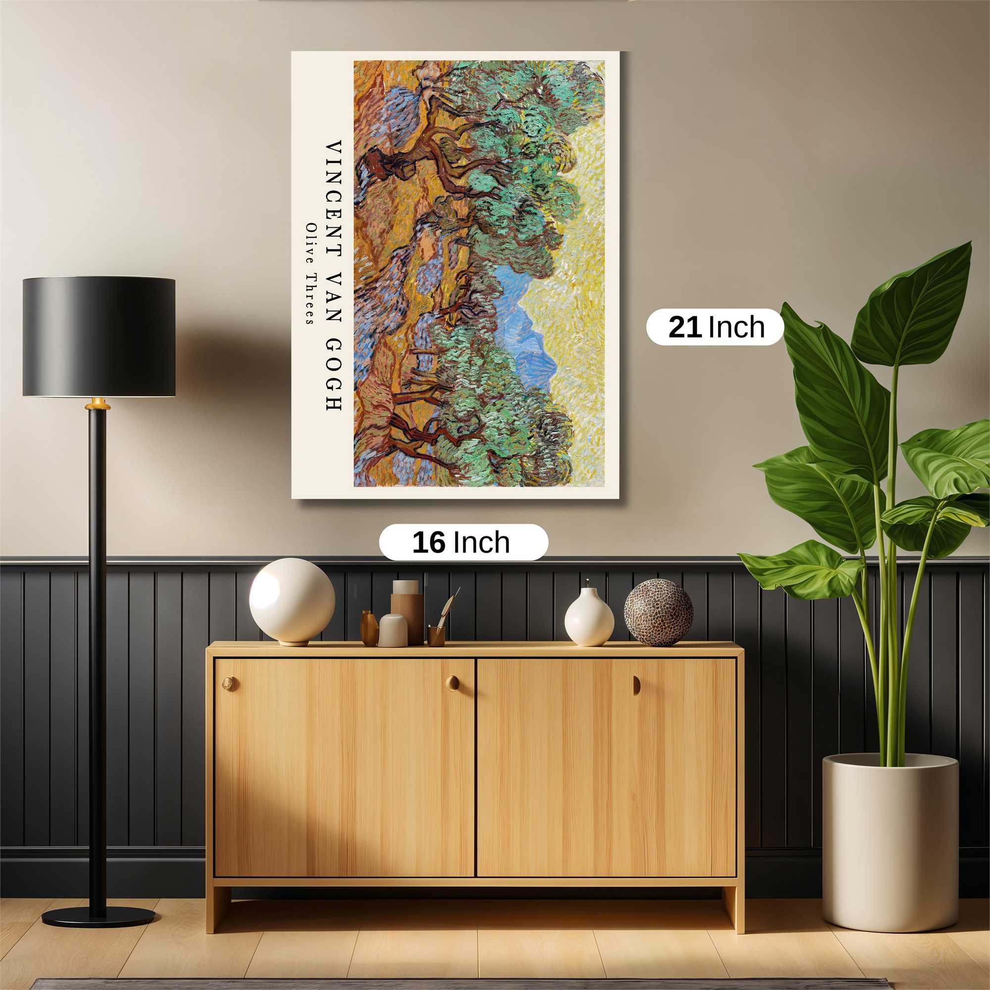Olive Serenity Safe Wall Magnetic / M