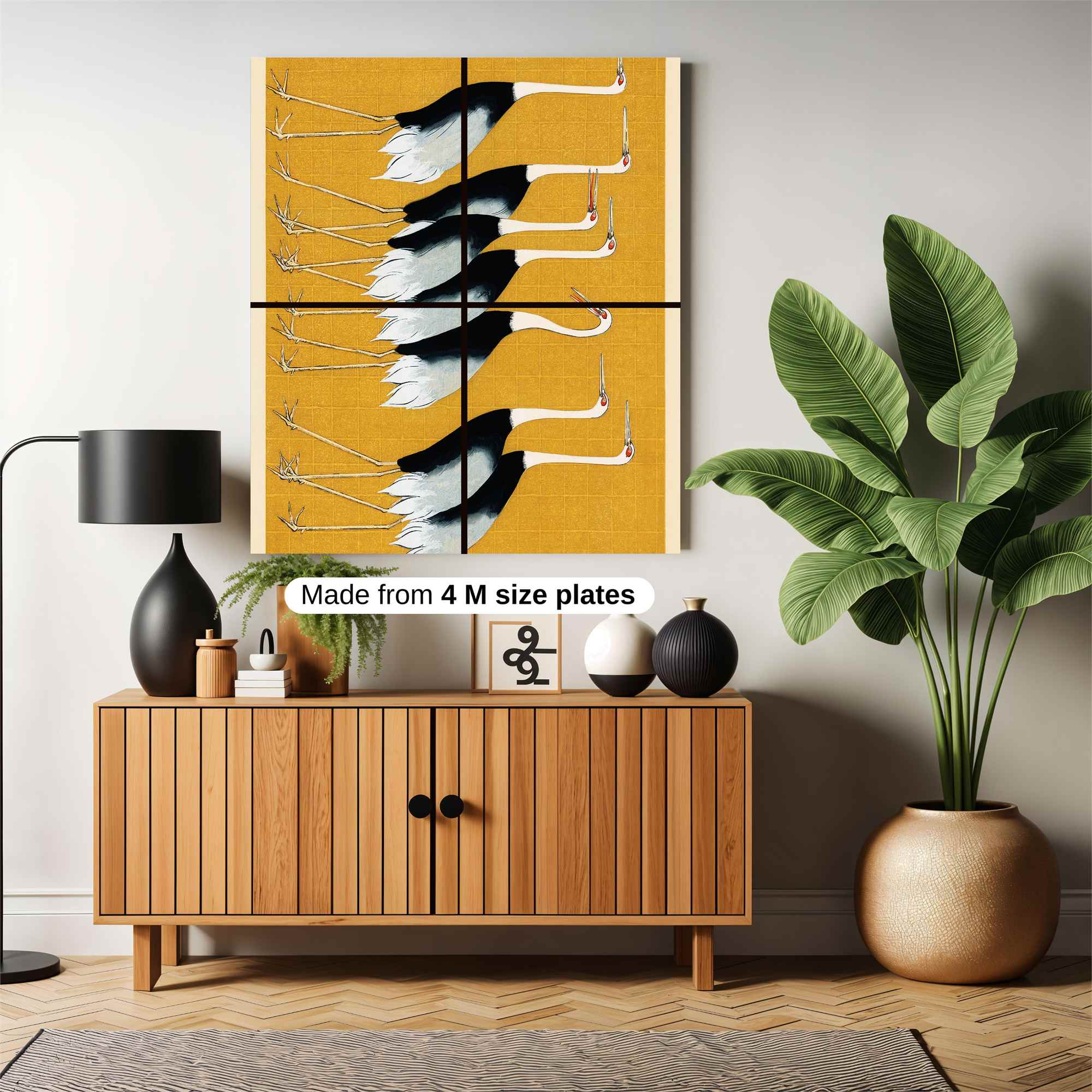 Ostrich Parade Safe Wall Magnetic / M