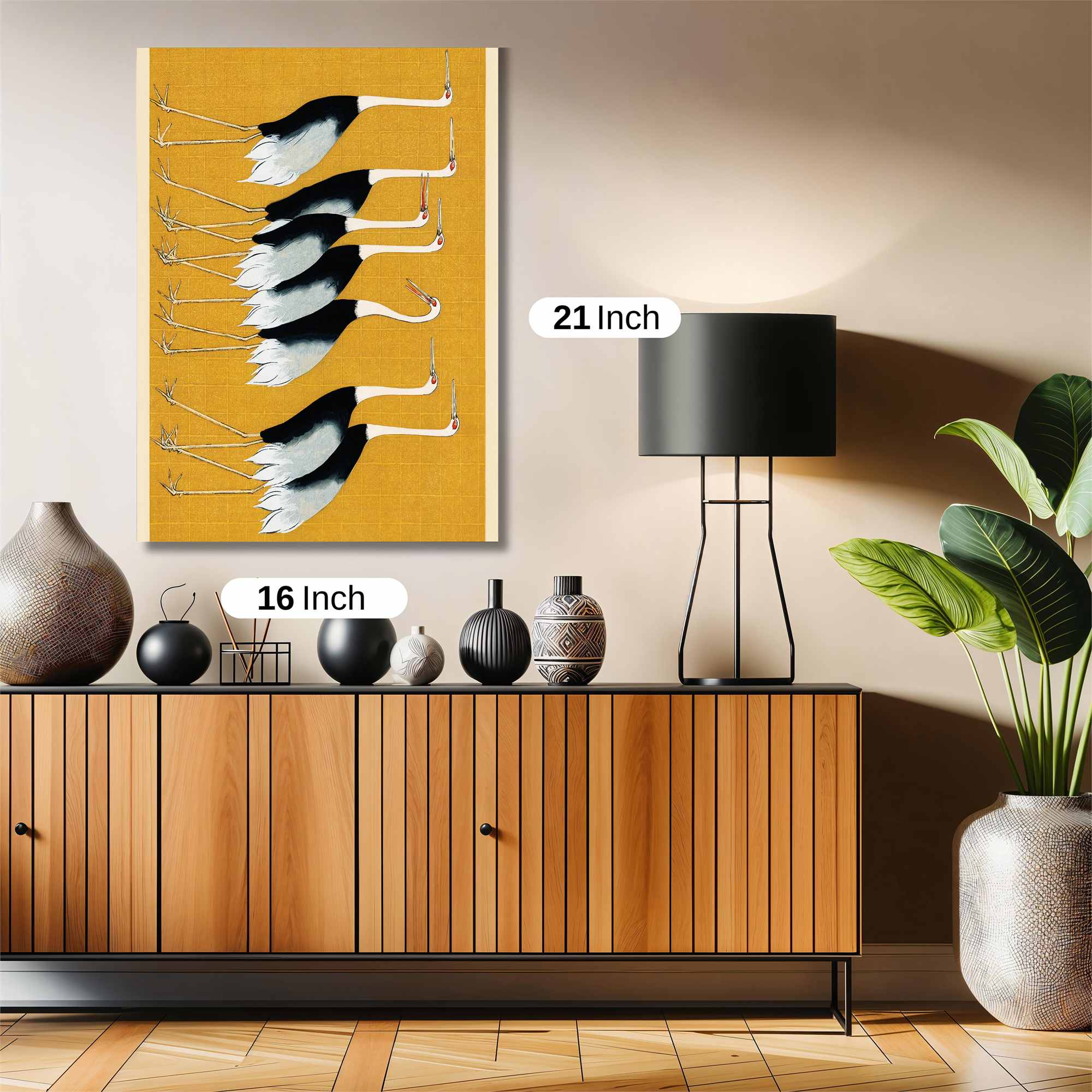 Ostrich Parade Safe Wall Magnetic / M