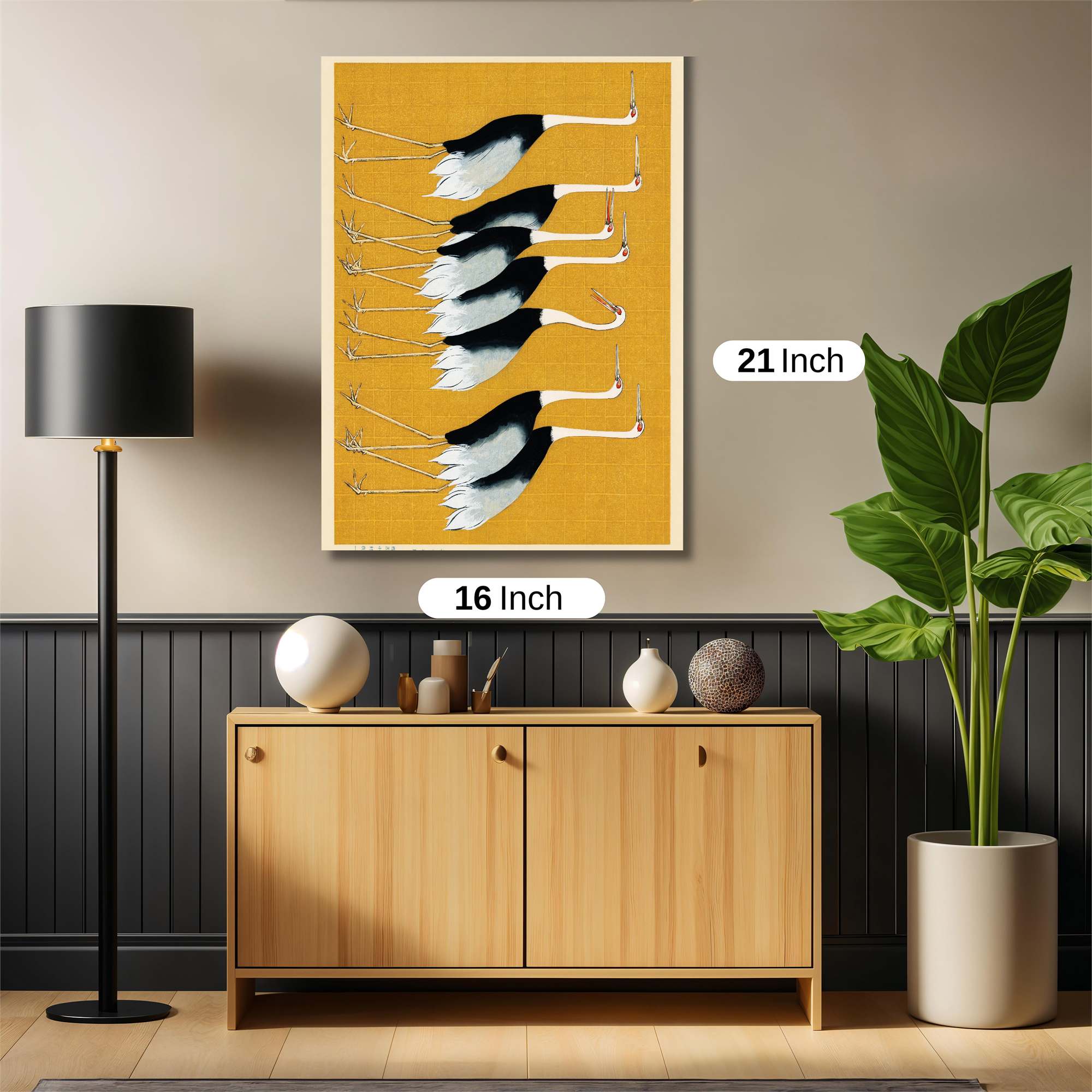 Ostrich Parade Safe Wall Magnetic / M