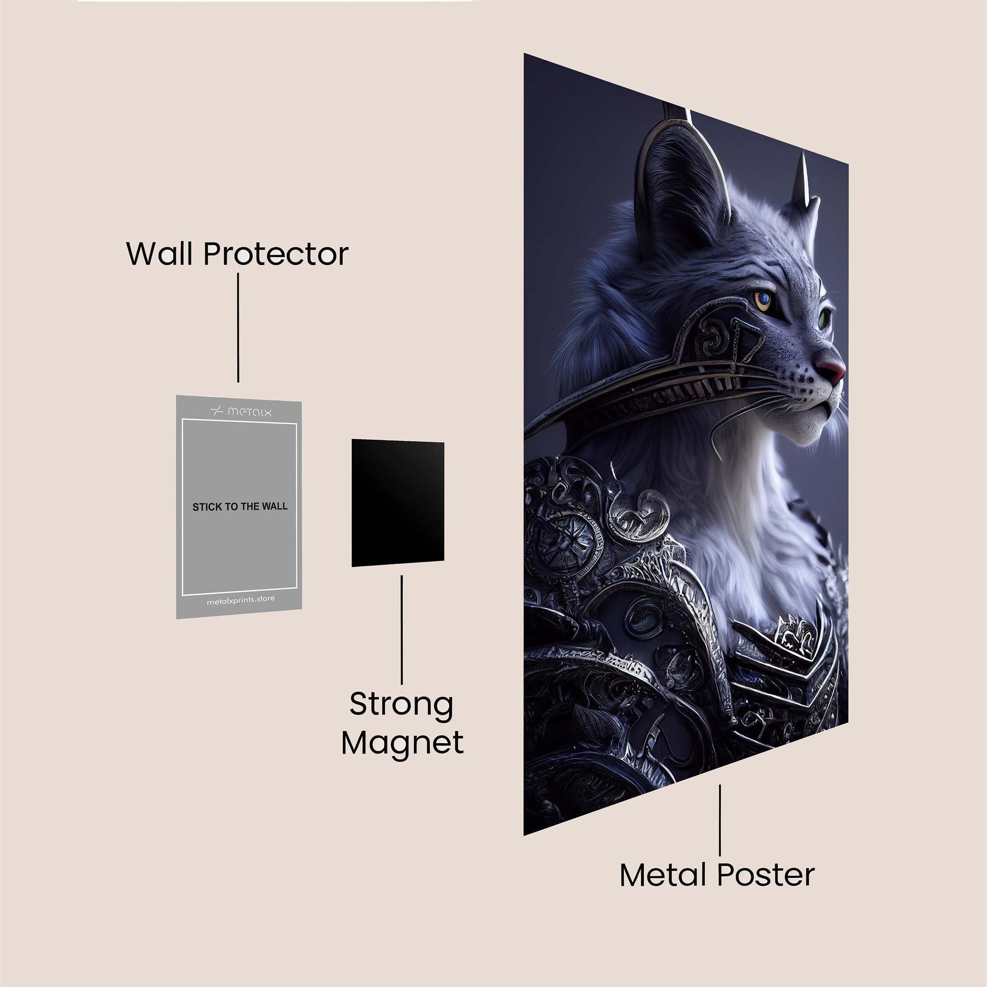 Knightly Majesty Safe Wall Magnetic / M