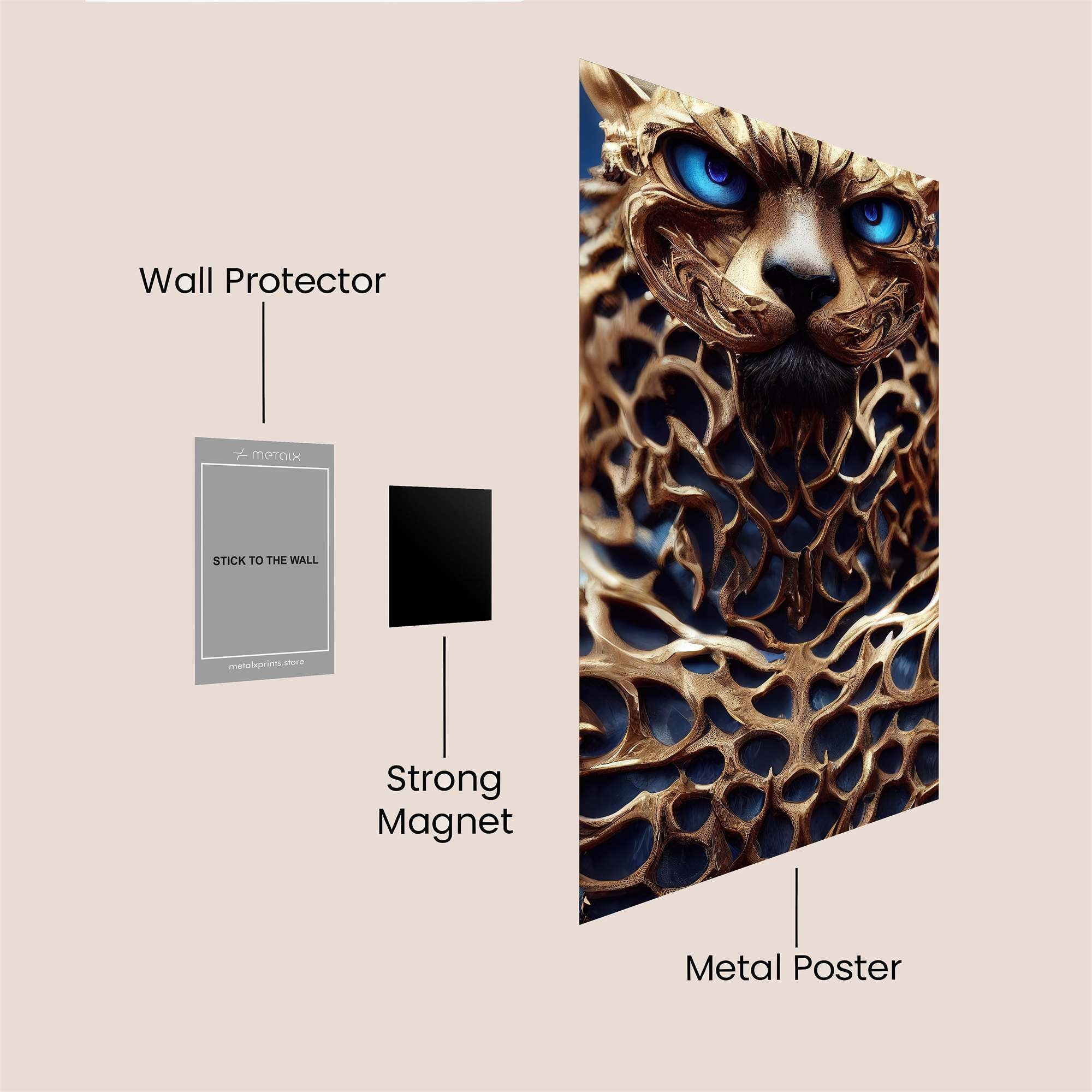 Golden Majesty Safe Wall Magnetic / M