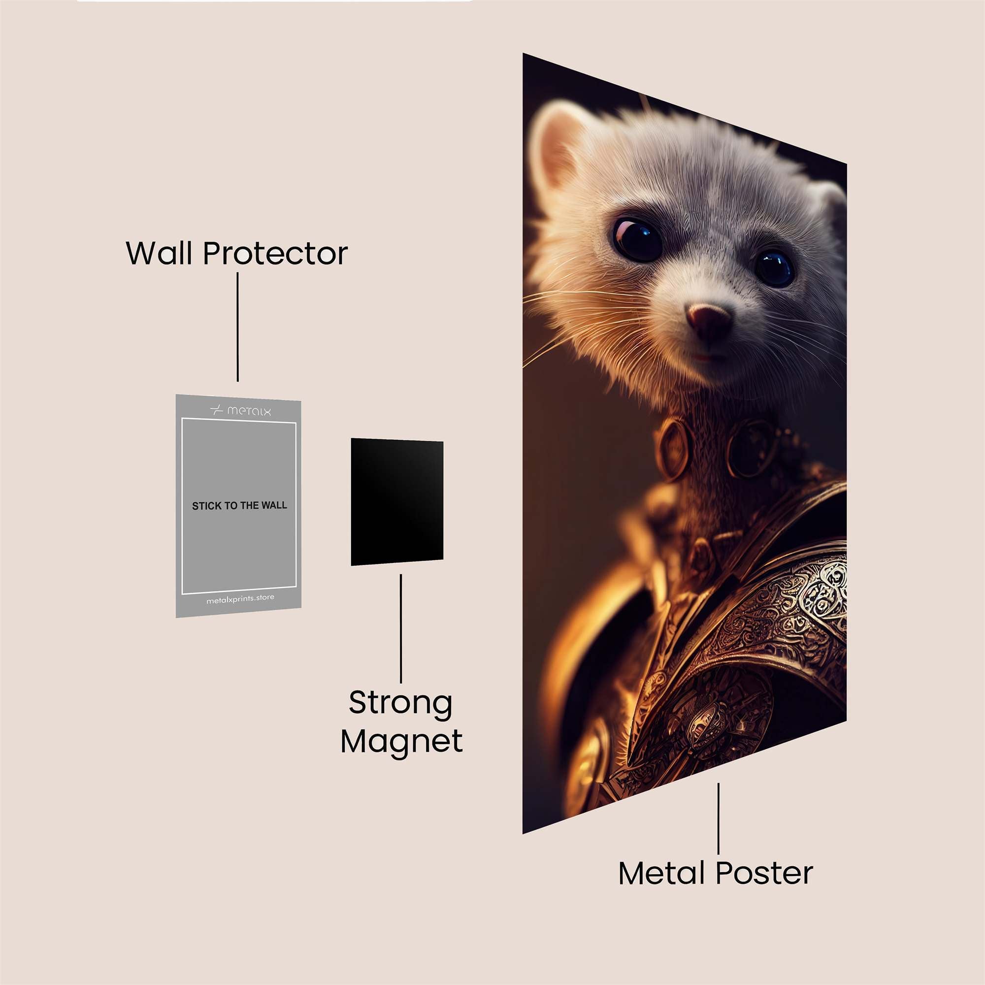 Ferret Regal Safe Wall Magnetic / M