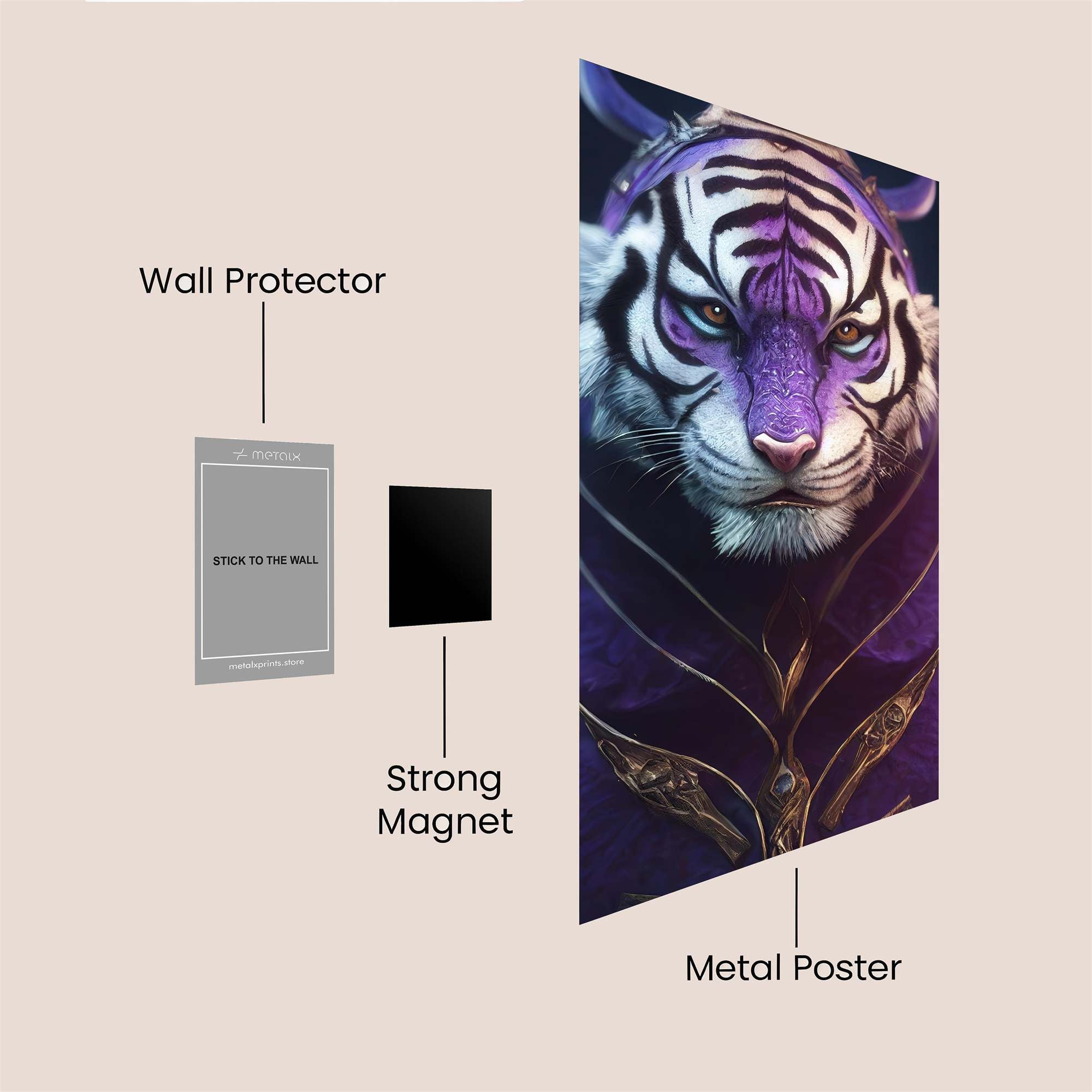 Tiger Royalty Safe Wall Magnetic / M