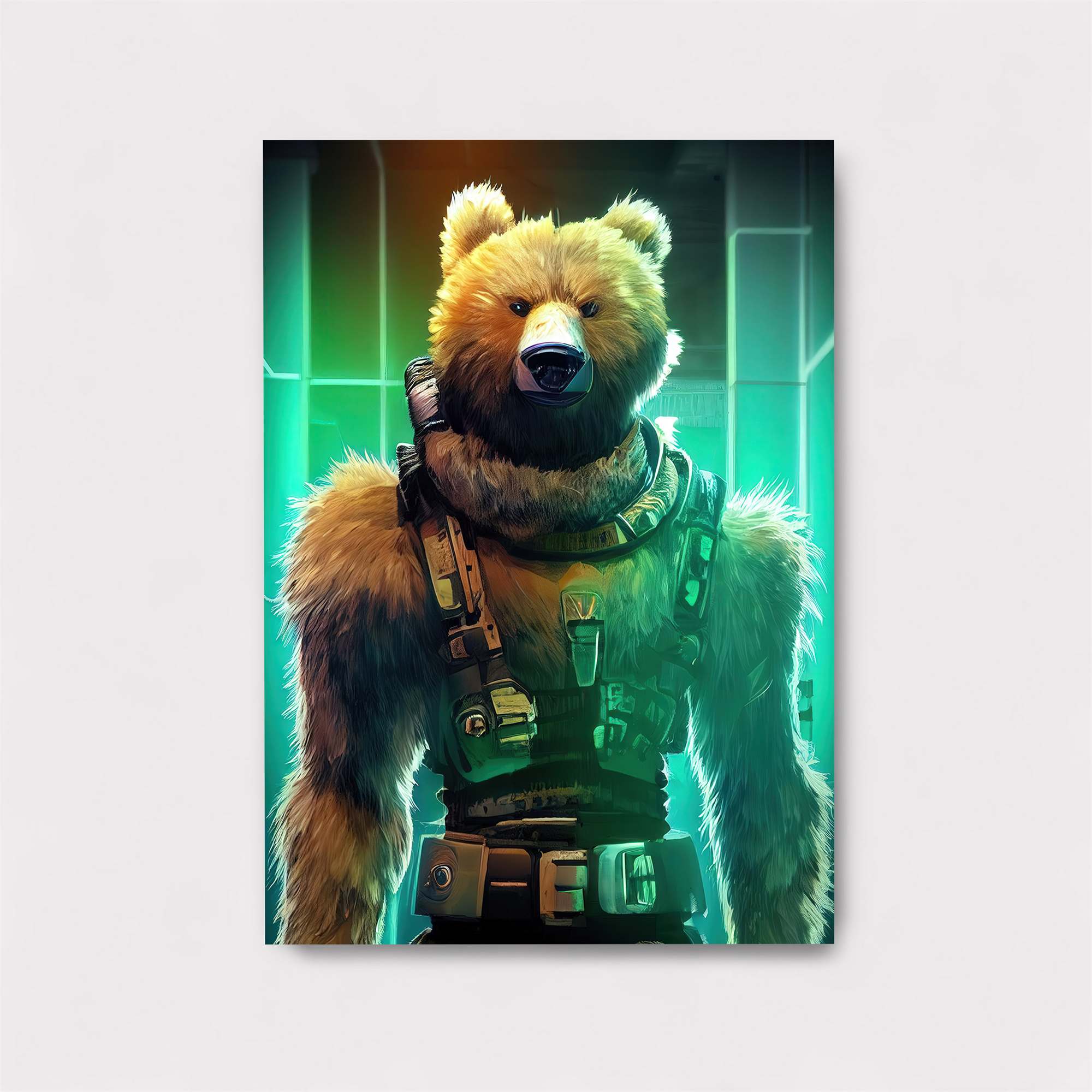 Bear Warrior Safe Wall Magnetic / M