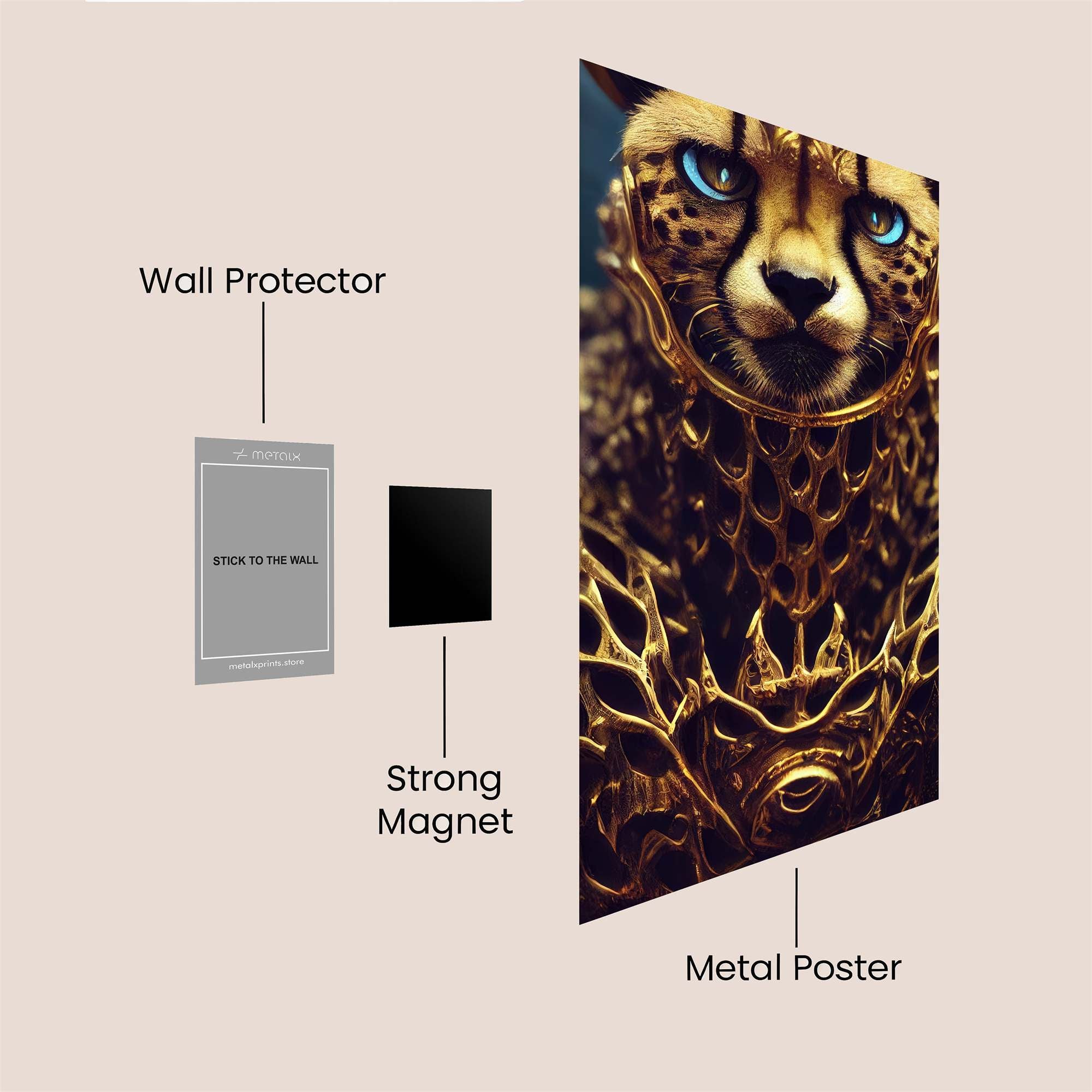 Cheetah Regal Safe Wall Magnetic / M
