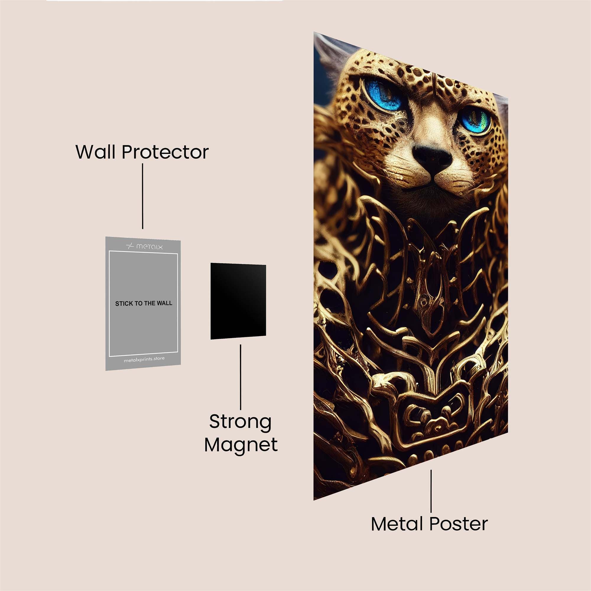 Leopard Majestic Safe Wall Magnetic / M