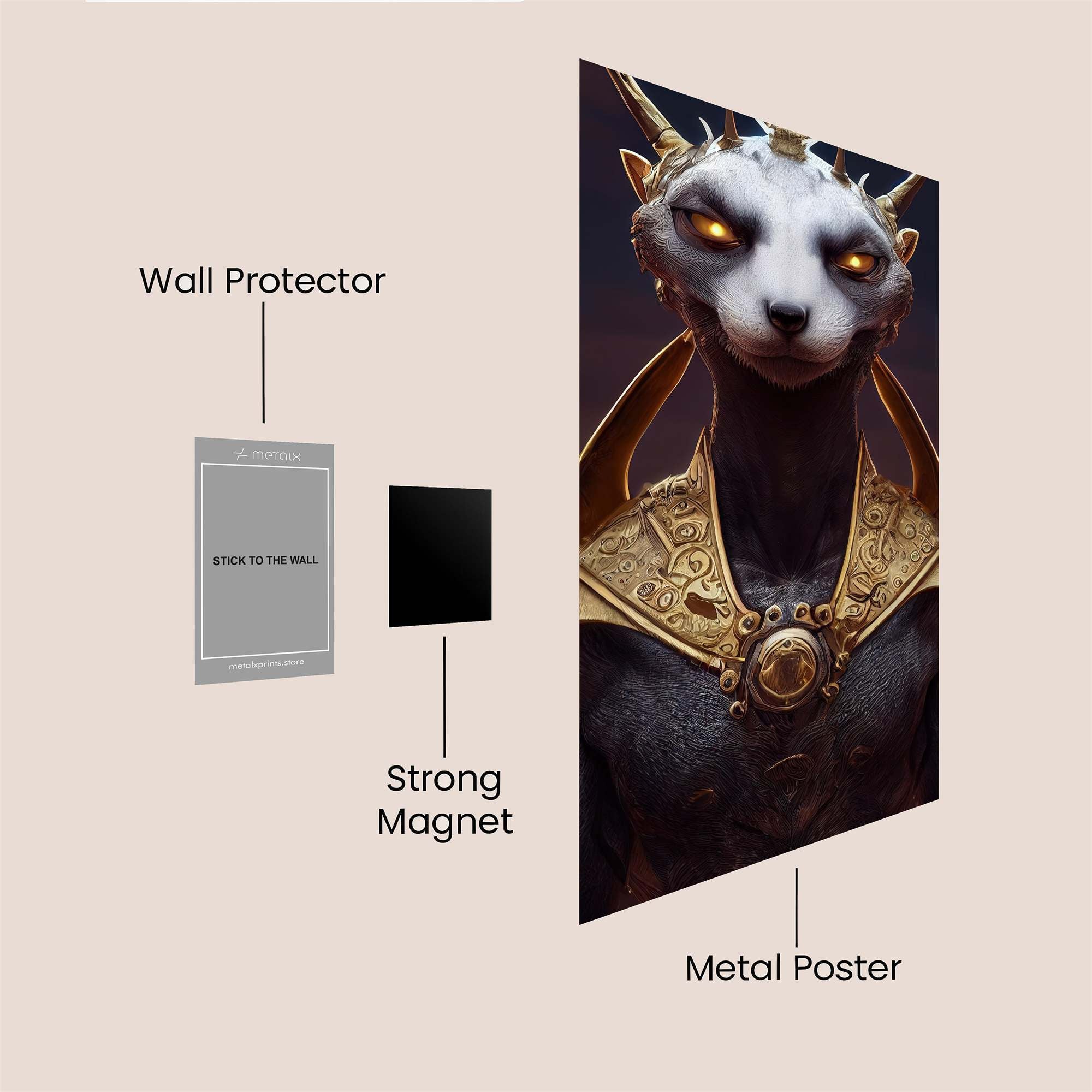 Anubis Enigmatic Safe Wall Magnetic / M